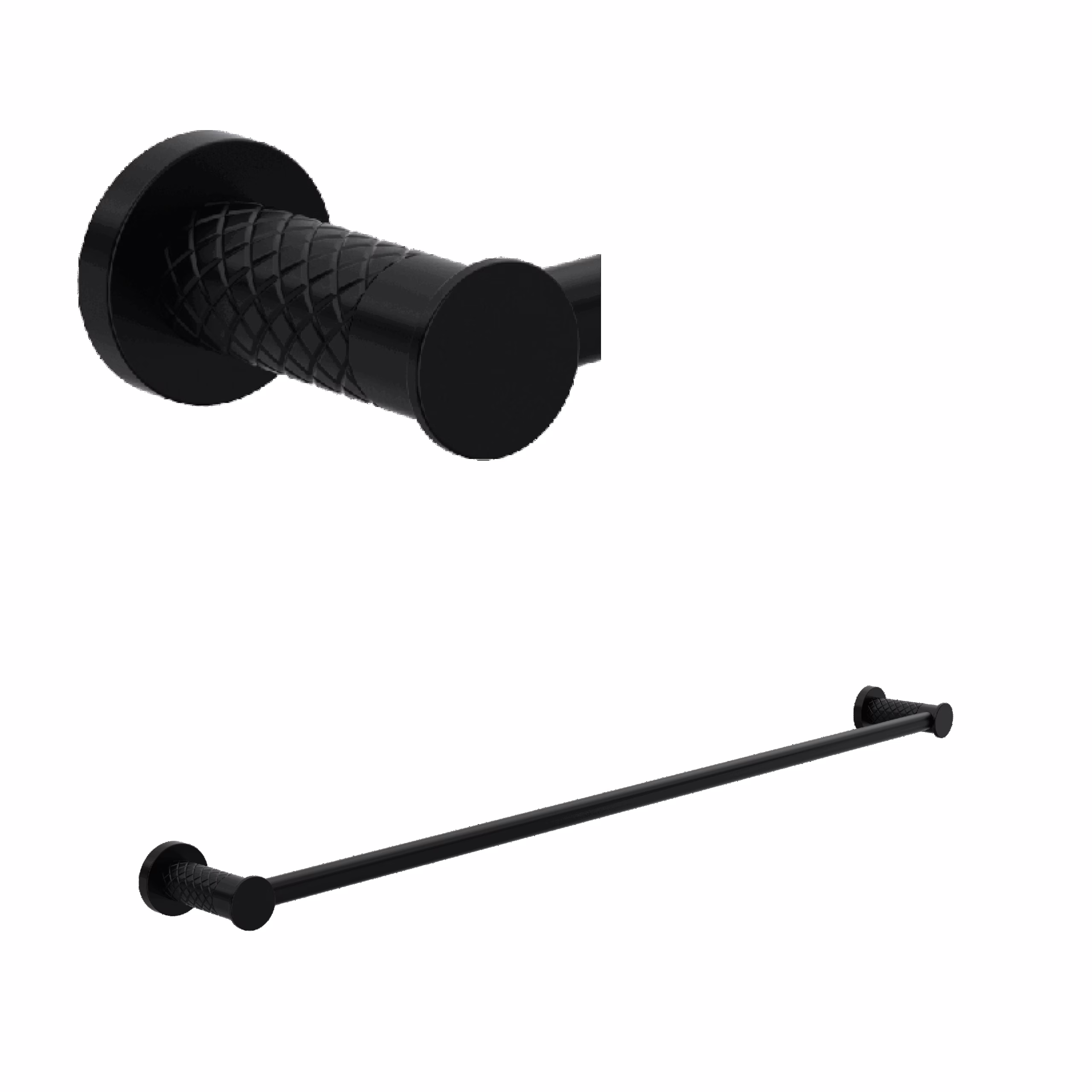 ROHL | Matte Black Tenerife™ 24" Towel Bar