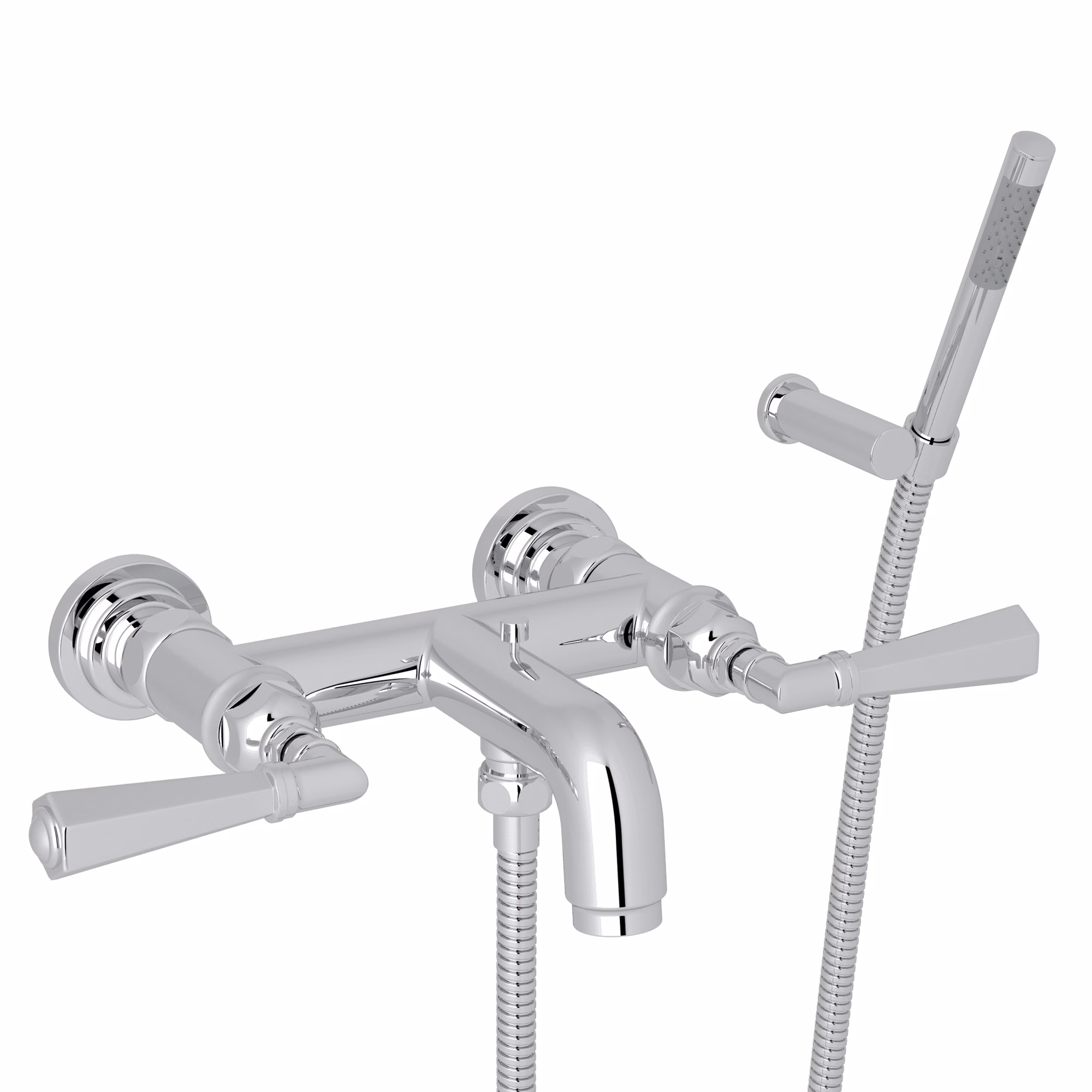 ROHL | Polished Chrome San Giovanni™ Exposed Wall Mount Tub Filler