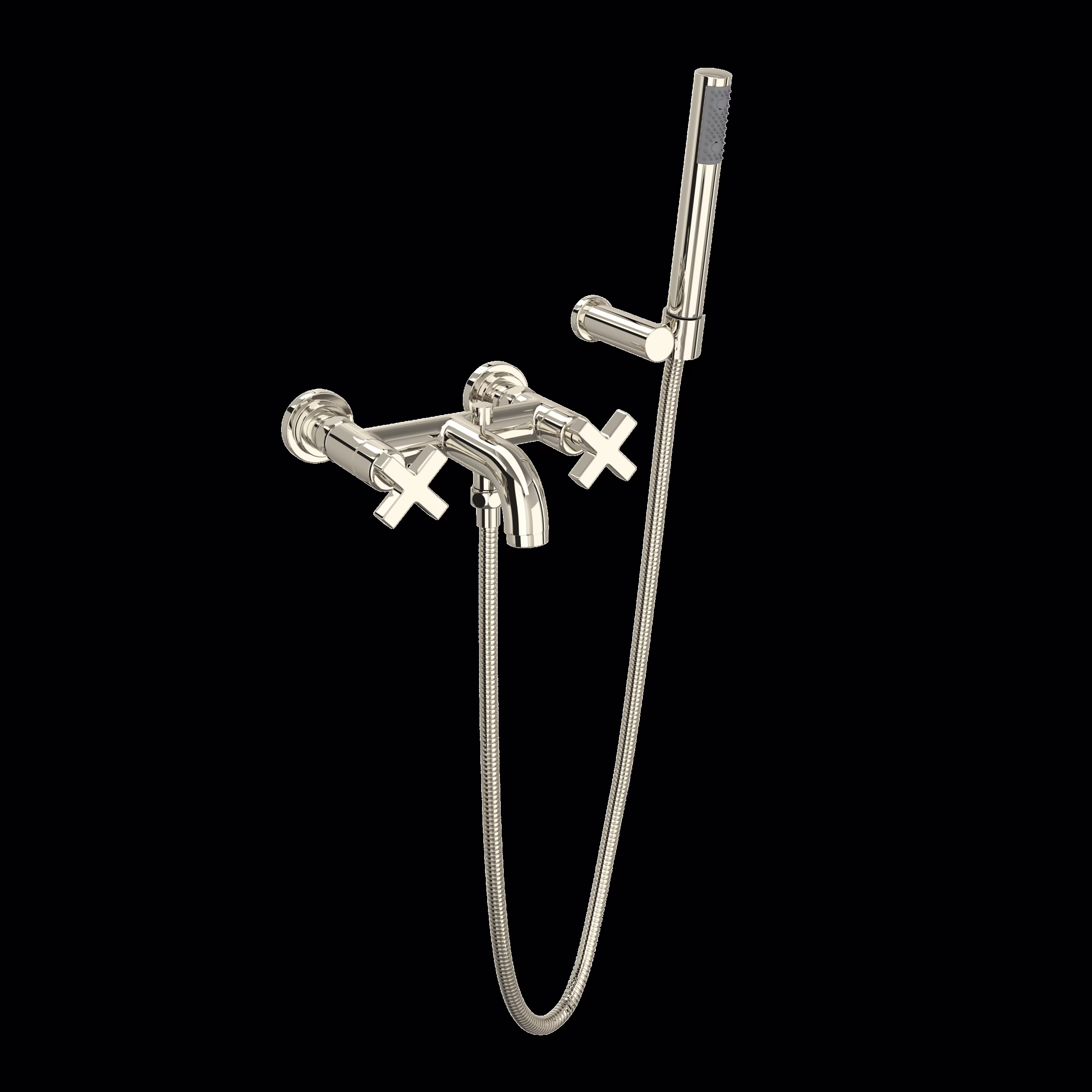 ROHL | Polished Nickel Lombardia® Exposed Wall Mount Tub Filler