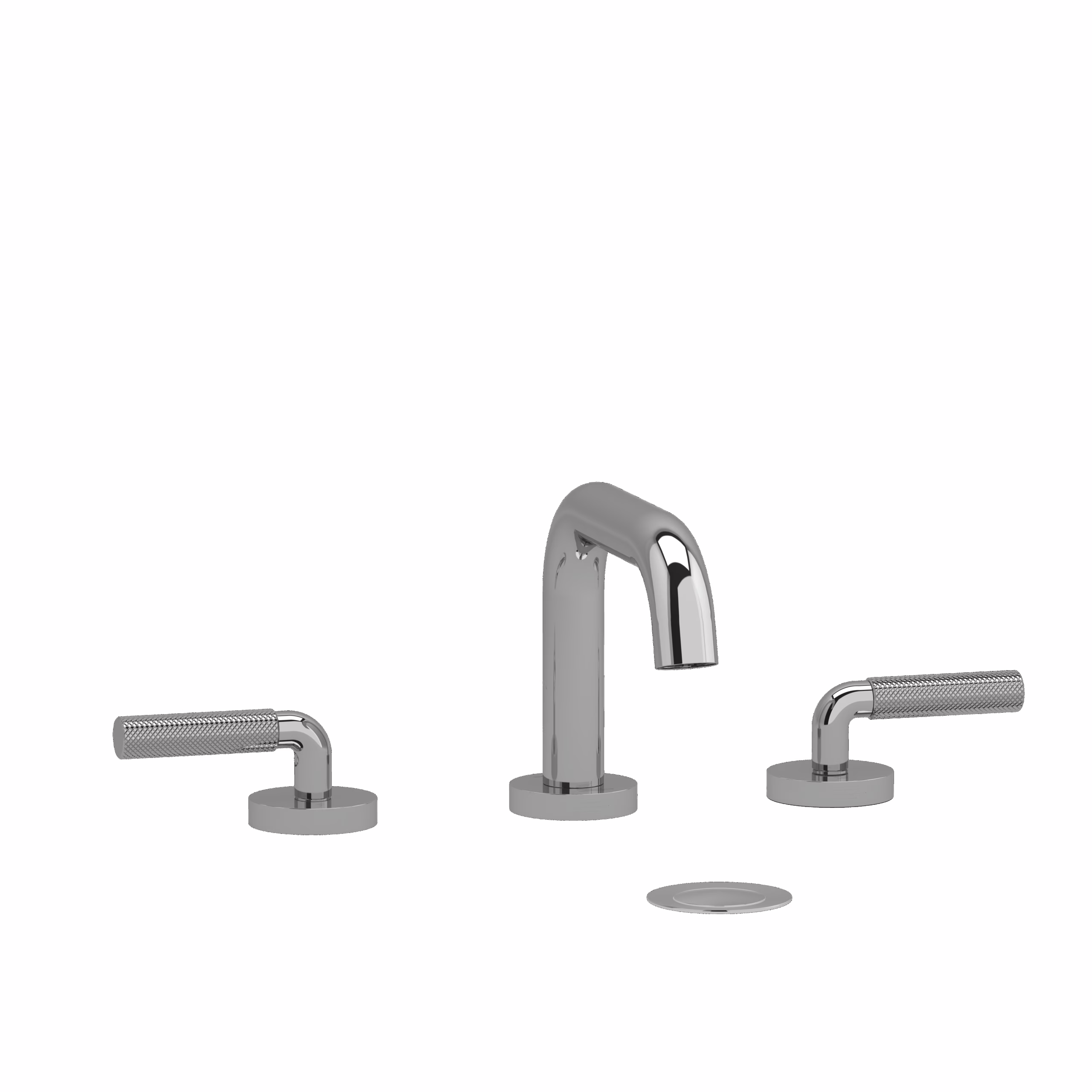 RIOBEL | Chrome Riu™ Widespread Lavatory Faucet With U-Spout
