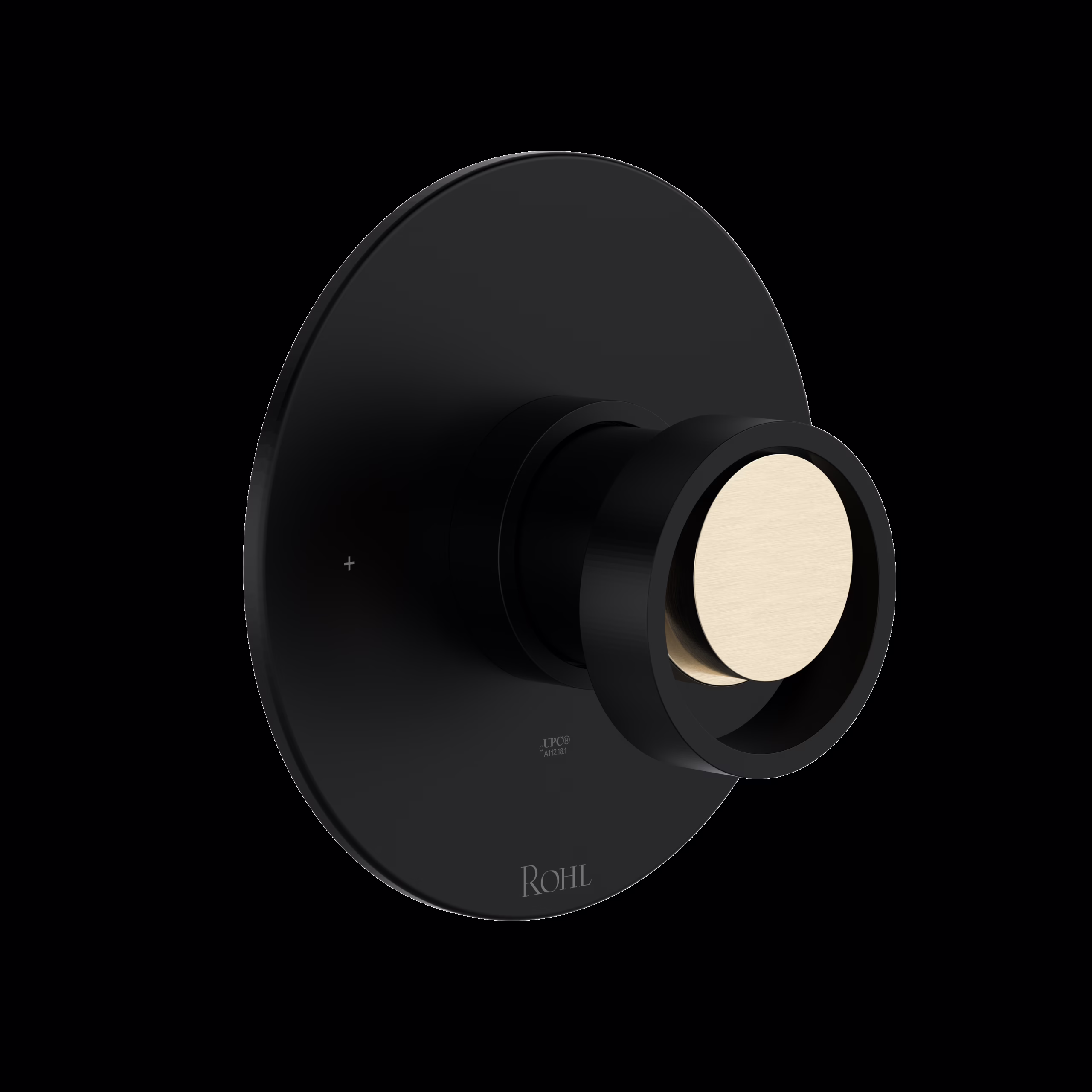 ROHL | Matte Black/Satin Nickel Eclissi™ 1/2" Pressure Balance Trim