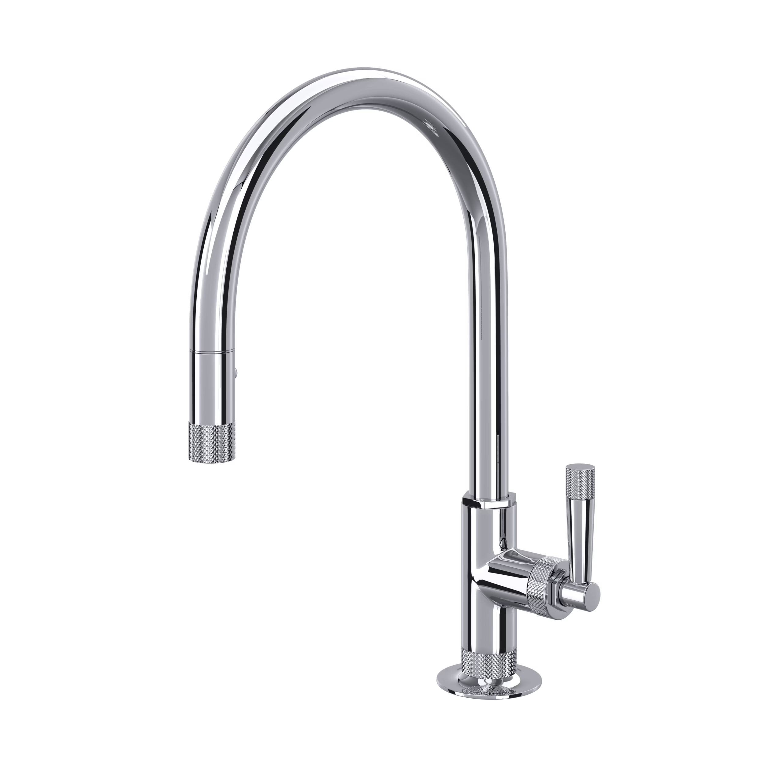 ROHL | Polished Chrome Graceline® Pull-Down Kitchen Faucet With C-Spout