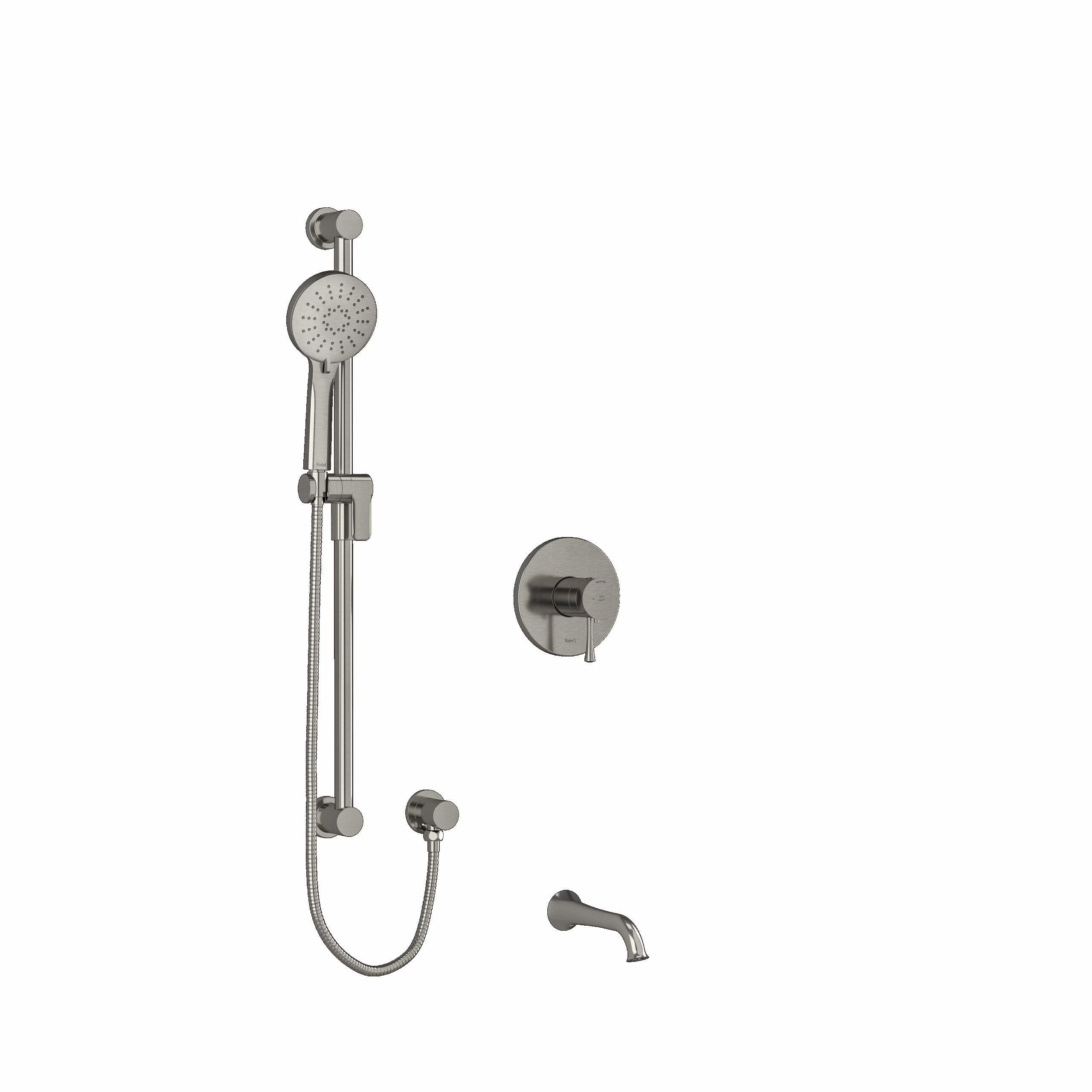 RIOBEL | Brushed Nickel Shower Kit 1244 Trim