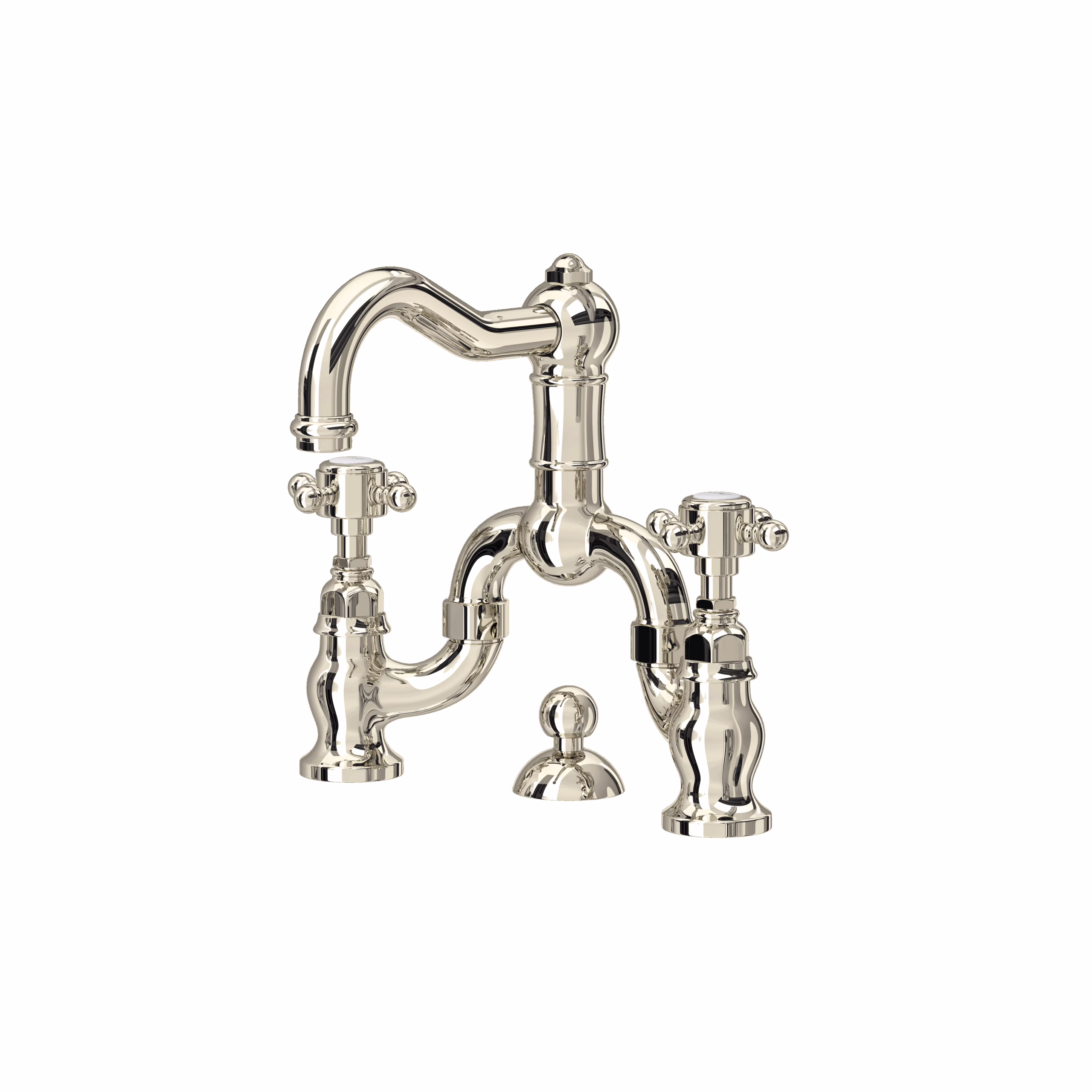 ROHL | Polished Nickel Acqui® Bridge Lavatory Faucet