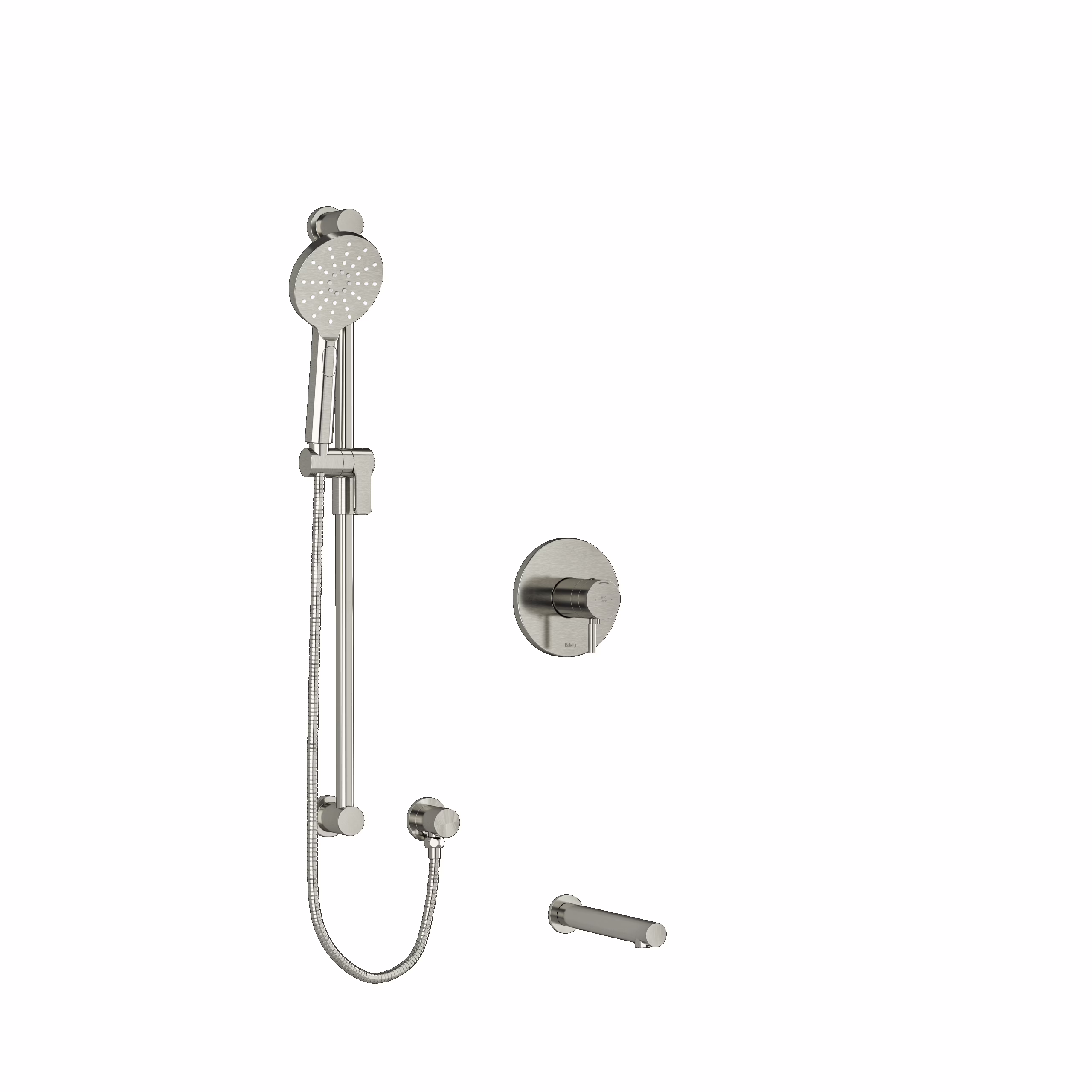 RIOBEL | Brushed Nickel Shower Kit 1244 Trim