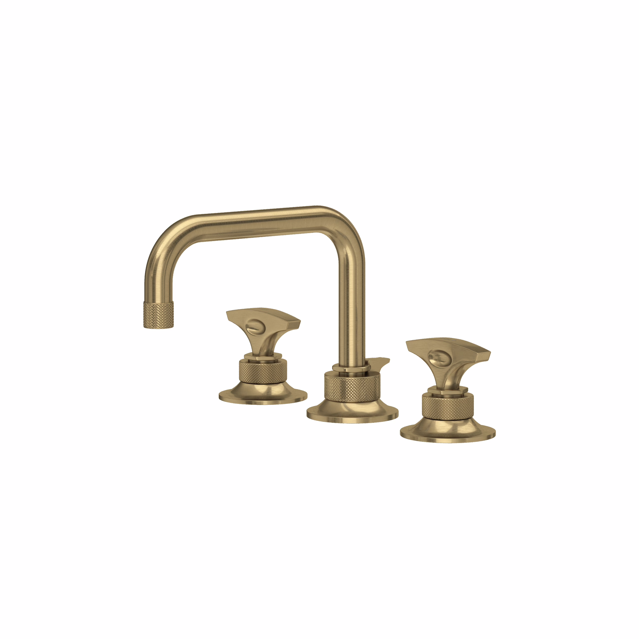 ROHL | Antique Gold Graceline® Widespread Lavatory Faucet With U-Spout