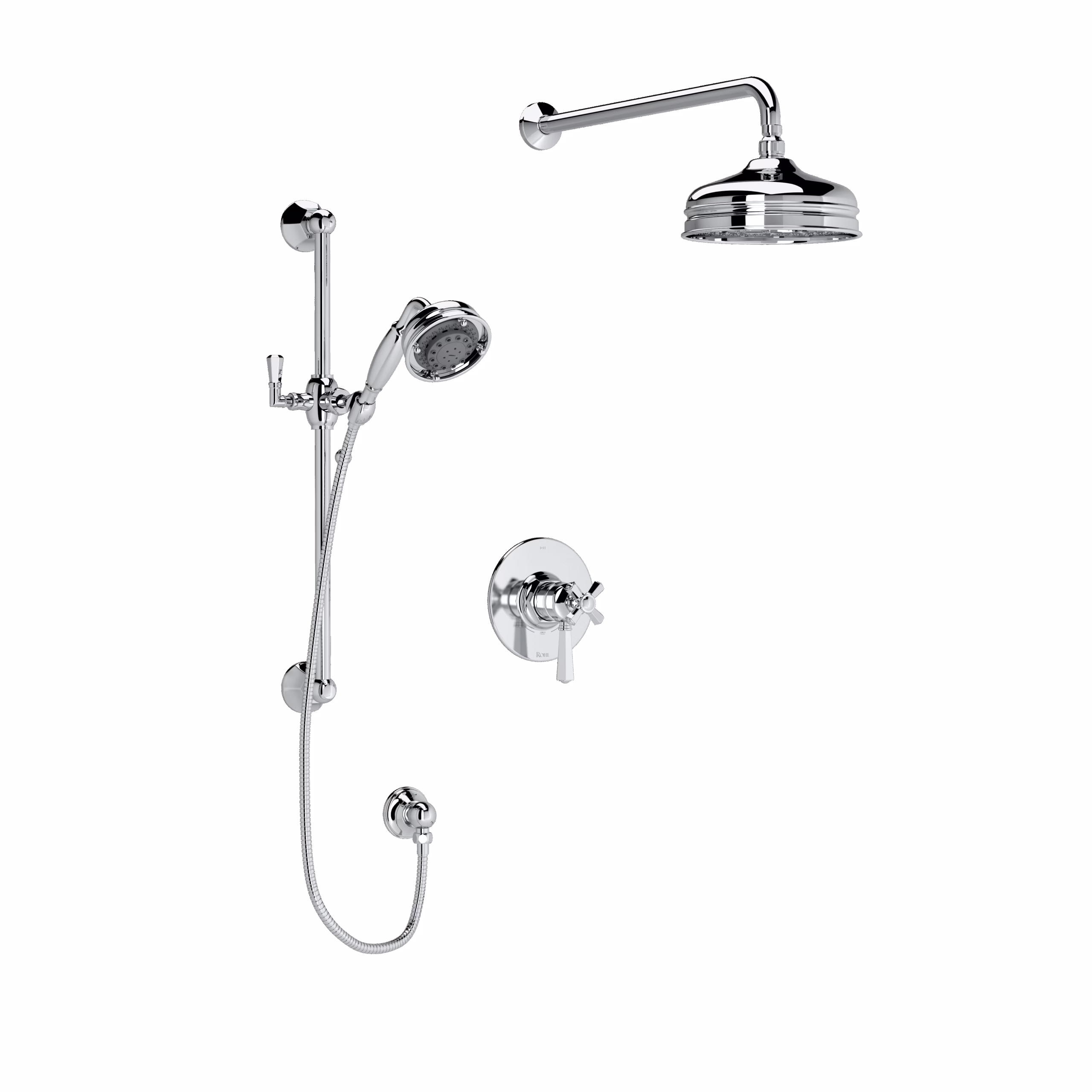 ROHL | Polished Chrome Shower Kit 323 Trim