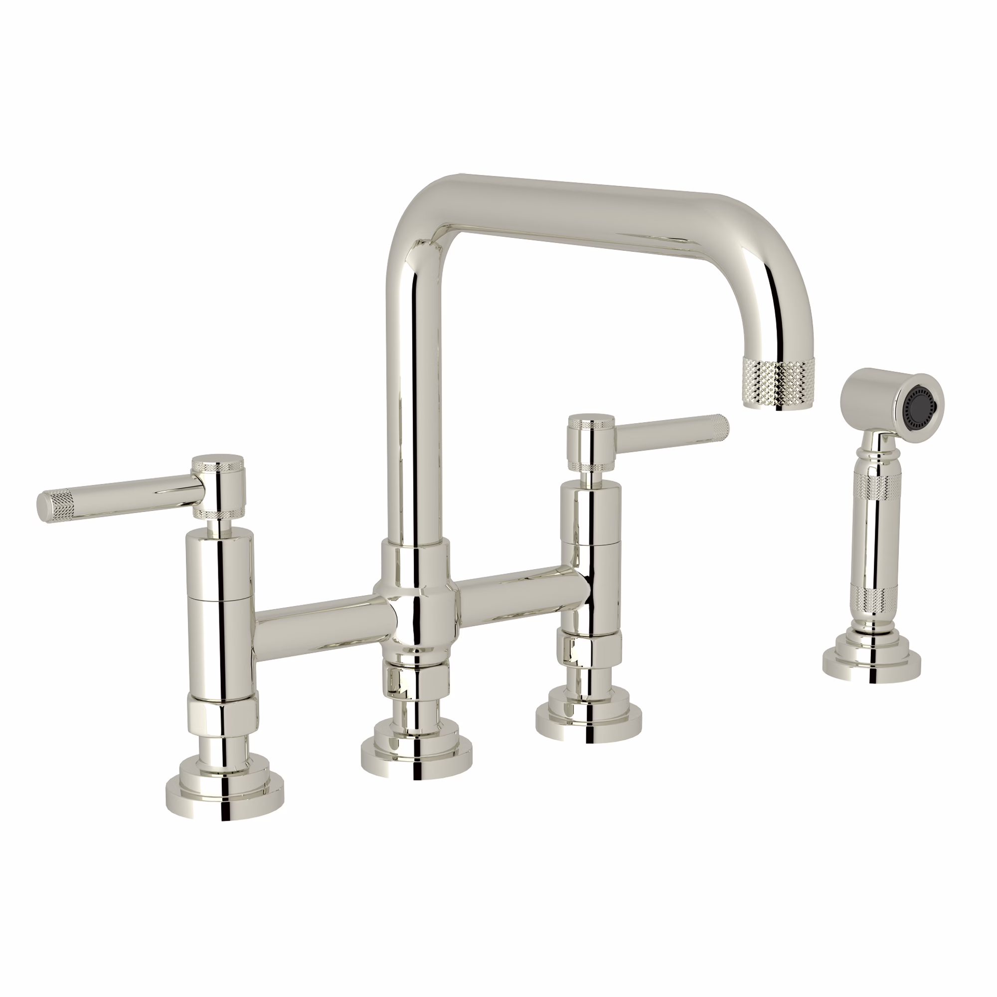 ROHL | Polished Nickel Campo™ Bridge Kitchen Faucet With Side Spray