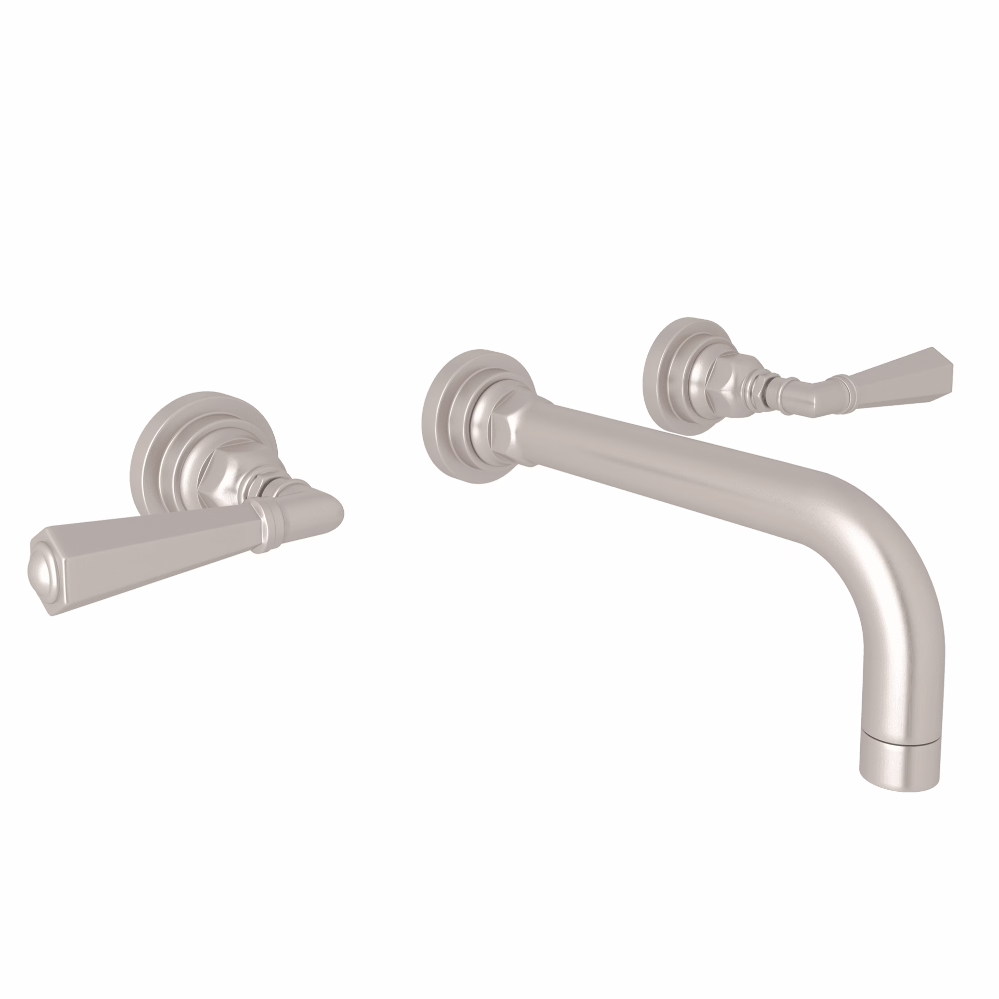 ROHL | Satin Nickel San Giovanni™ Wall Mount Lavatory Faucet Trim