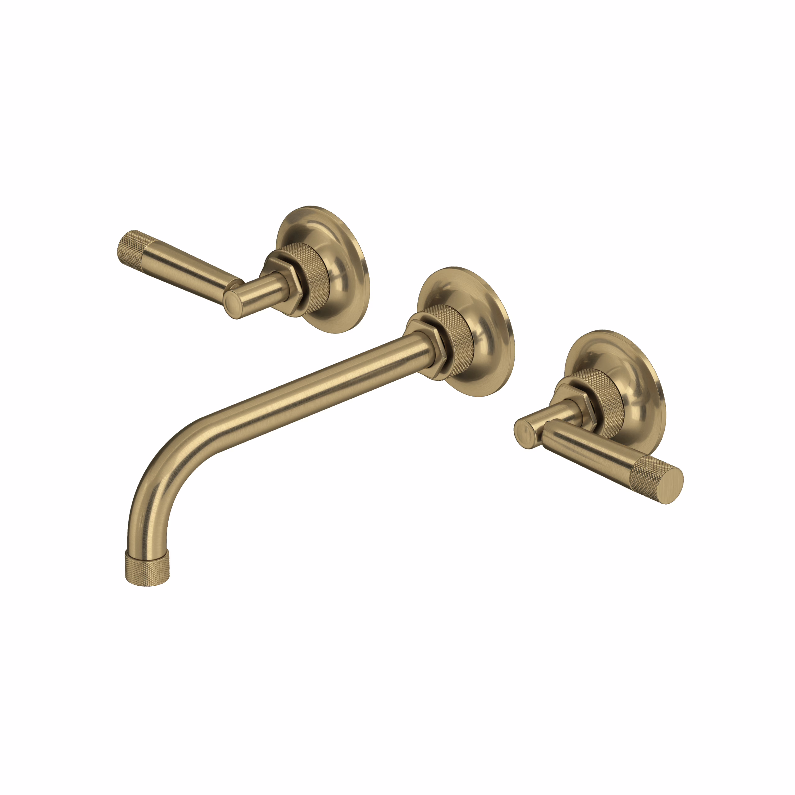 ROHL | Antique Gold Graceline® Wall Mount Lavatory Faucet Trim