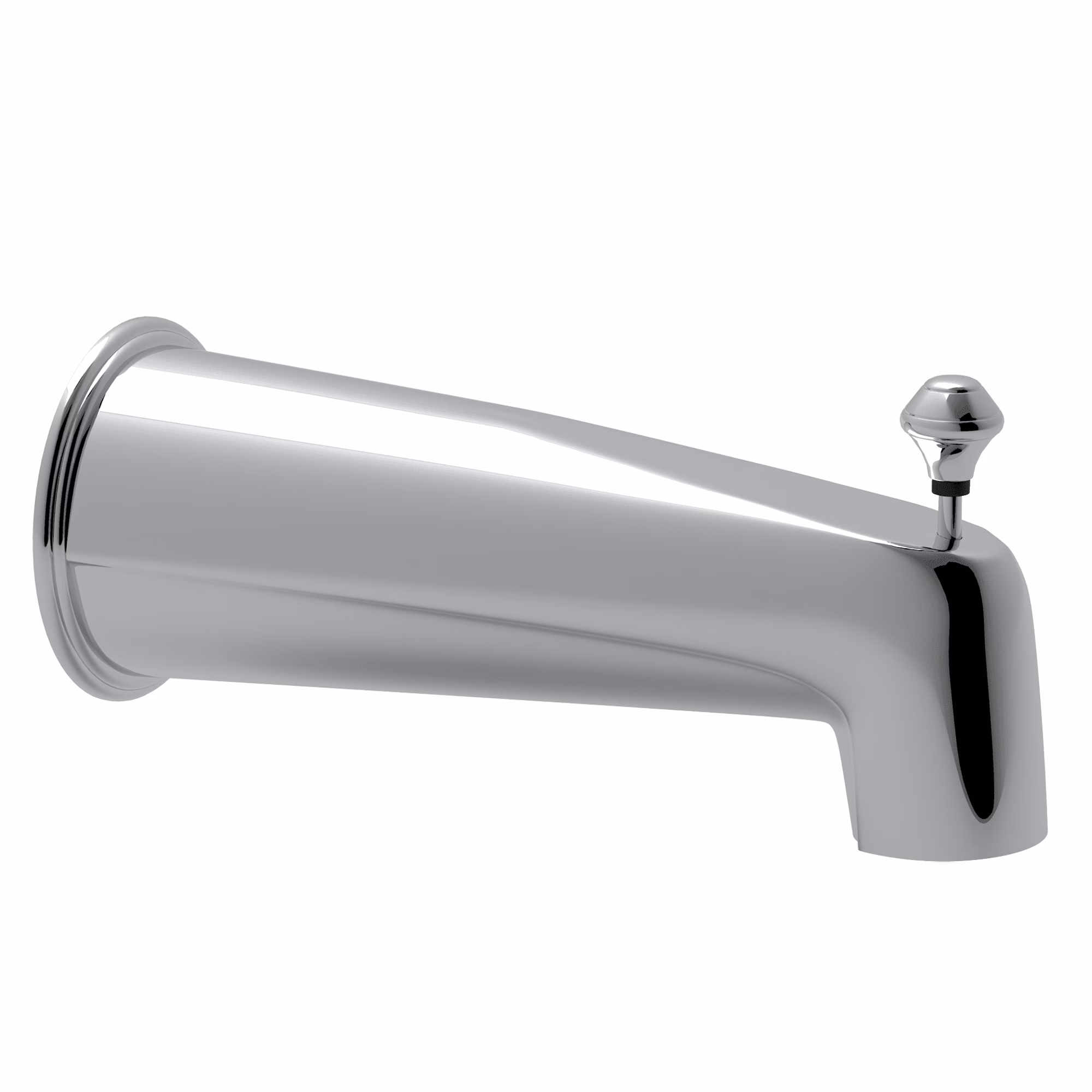 ROHL | Polished Chrome Wall Mount Tub Spout With Diverter
