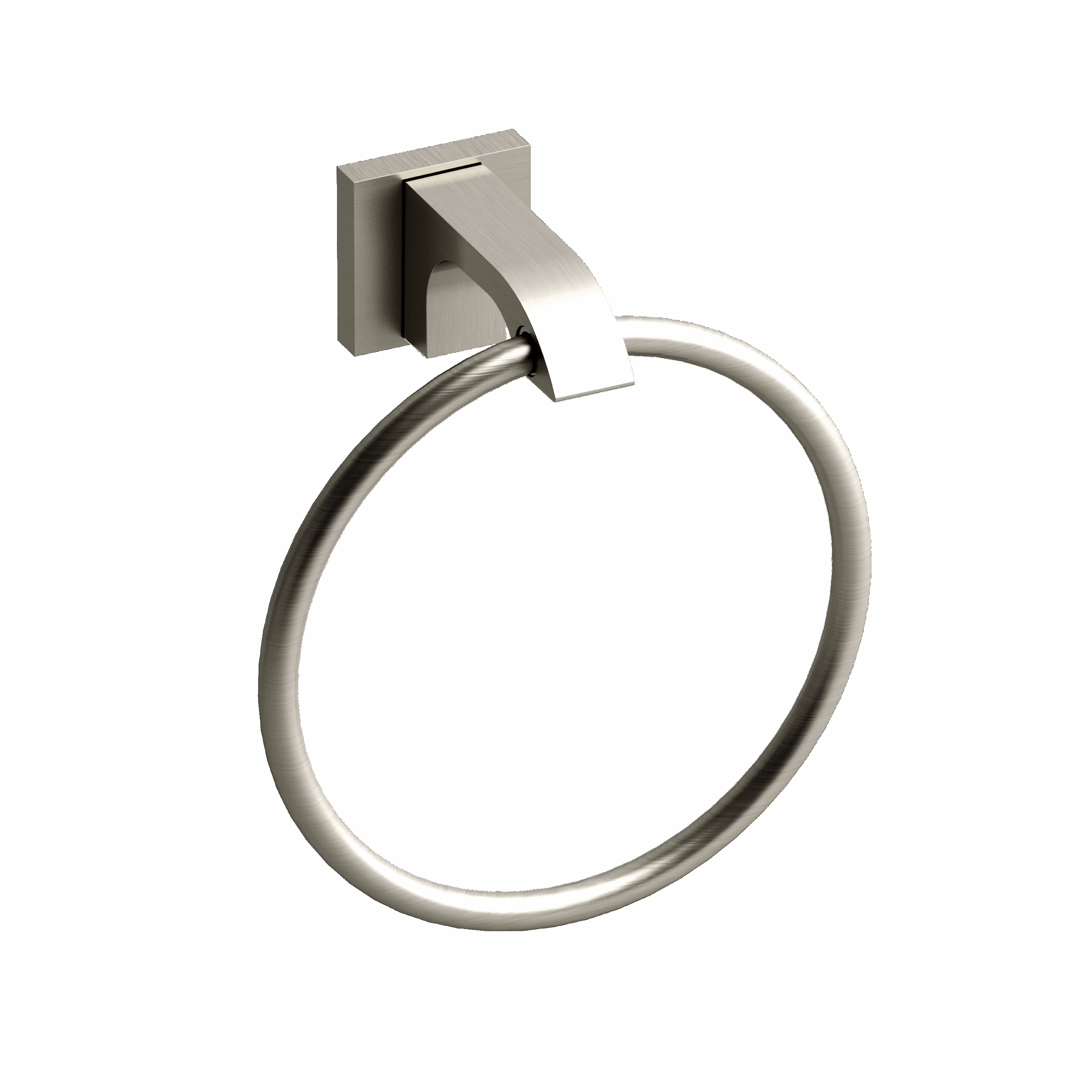 RIOBEL | Brushed Nickel Zendo™ Towel Ring