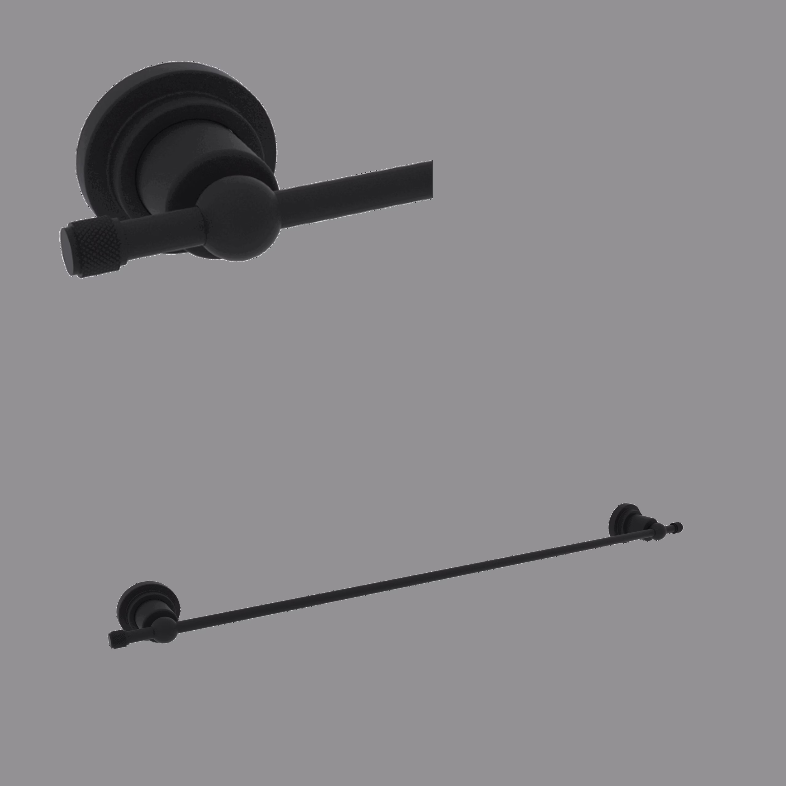 ROHL | Matte Black Campo™ 24" Towel Bar
