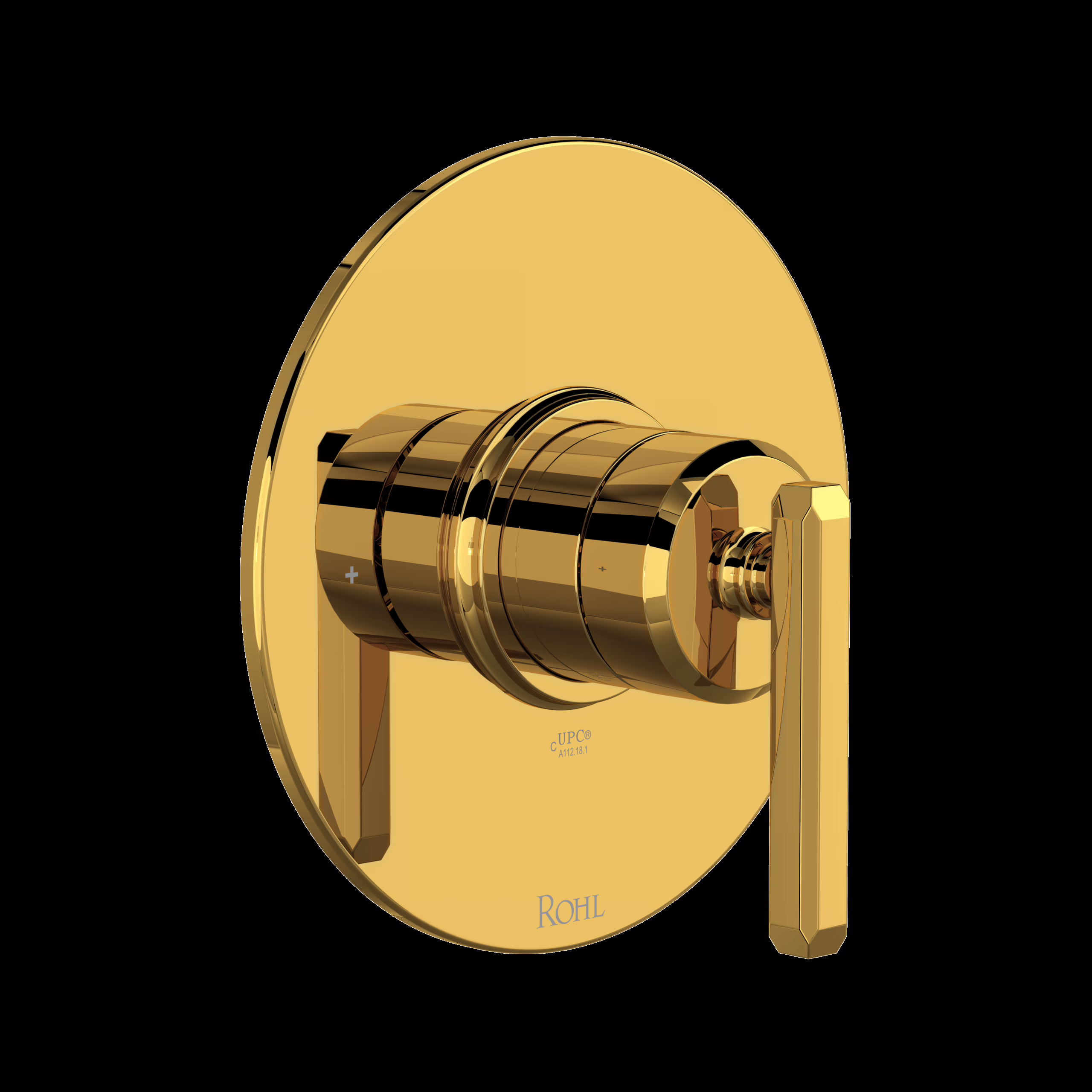 ROHL | Unlacquered Brass Apothecary™ 1/2" Pressure Balance Trim