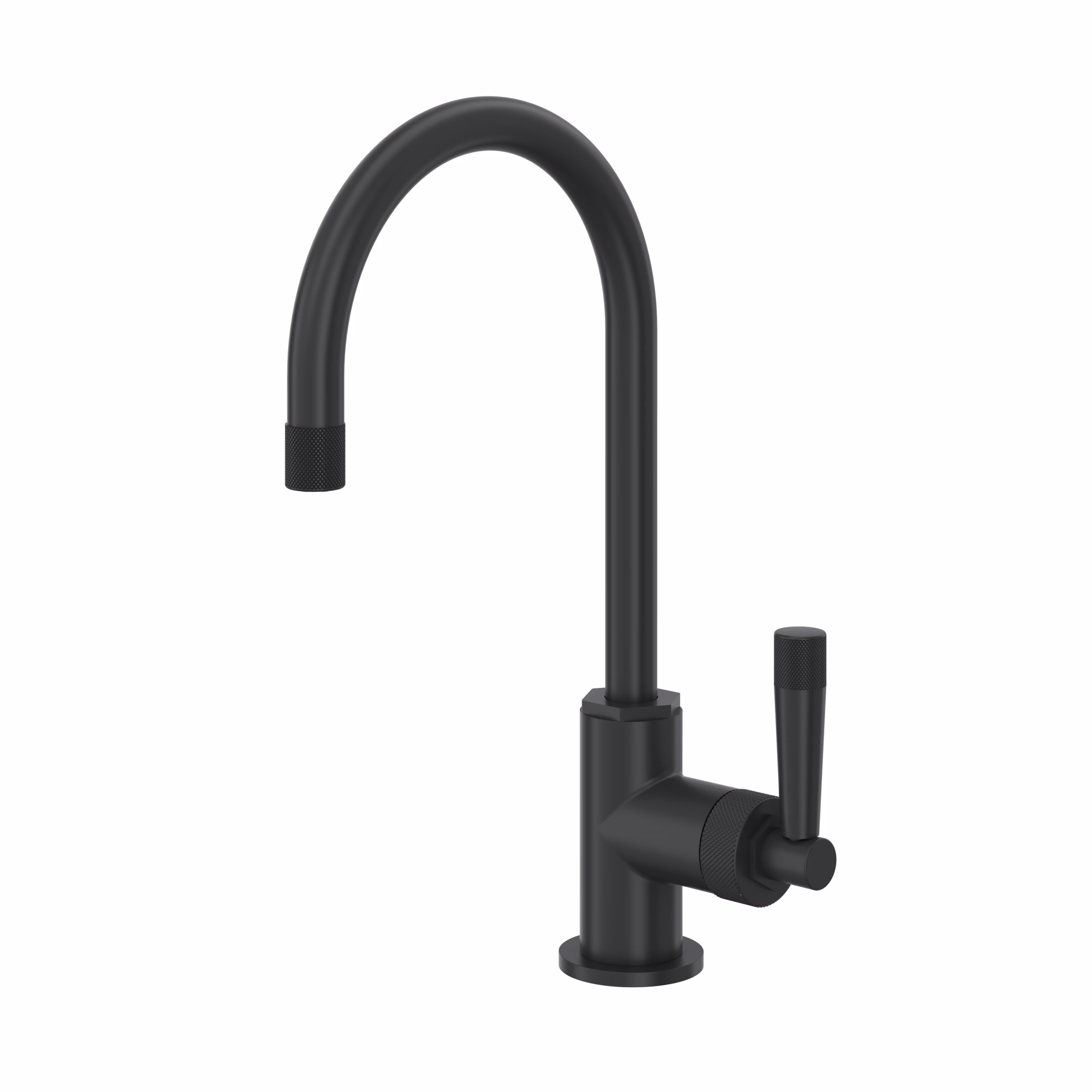 ROHL | Matte Black Graceline® Bar/Food Prep Kitchen Faucet With C-Spout