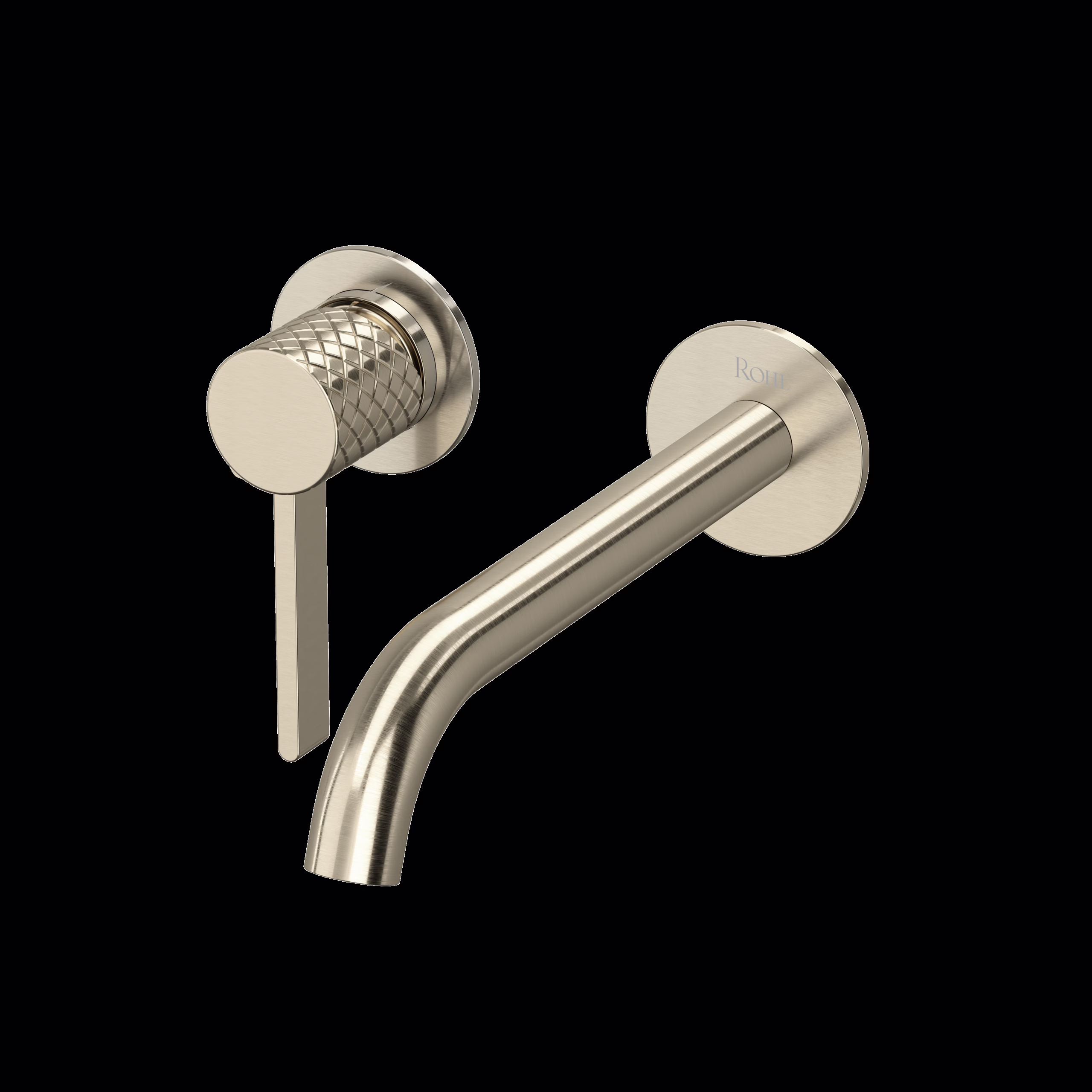 ROHL | Satin Nickel Tenerife™ Wall Mount Single Handle Lavatory Faucet Trim