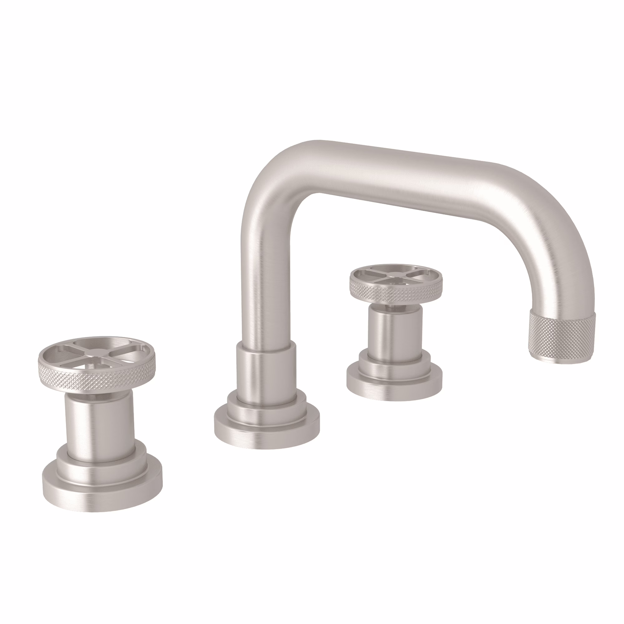 ROHL | Satin Nickel Campo™ Widespread Lavatory Faucet With U-Spout