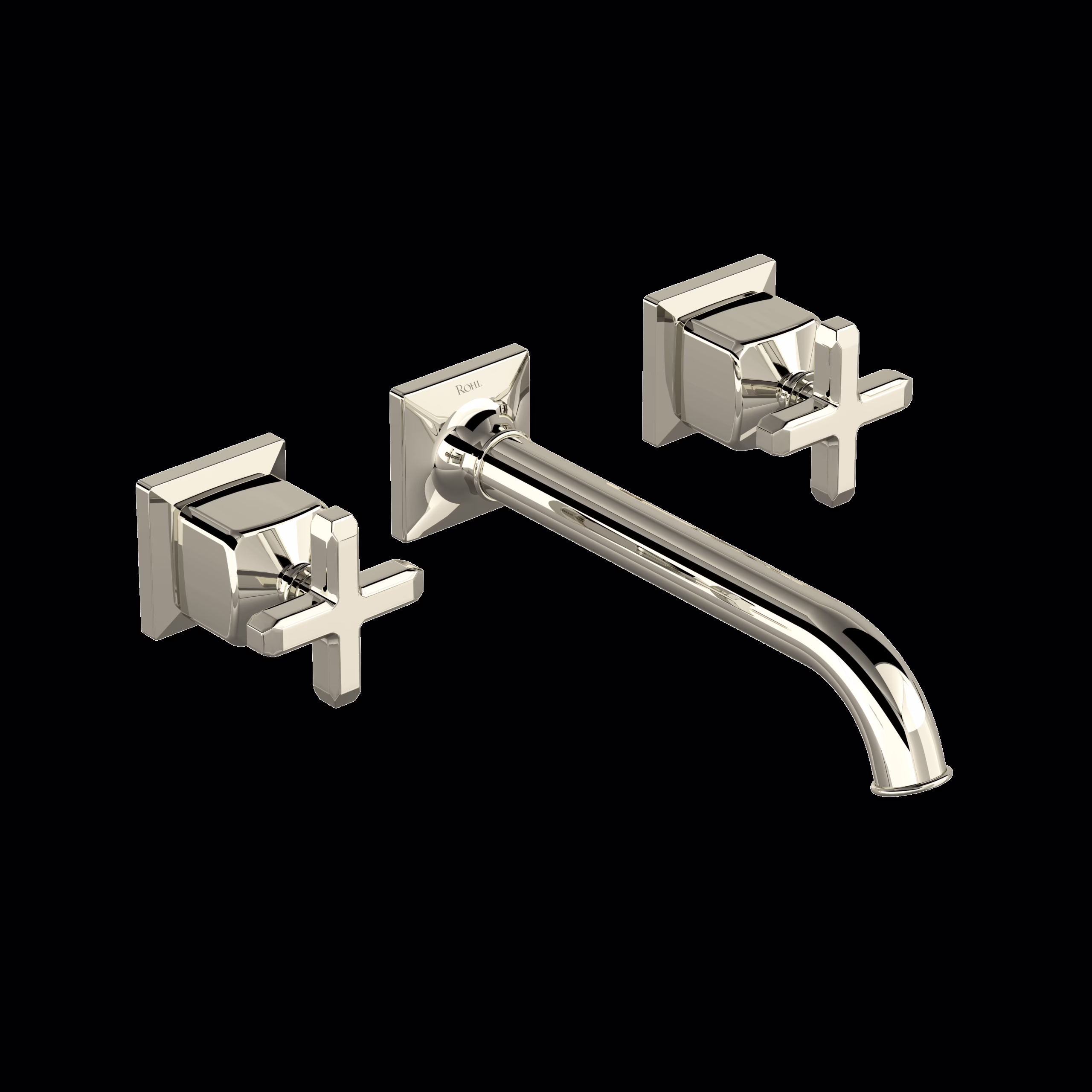 ROHL | Polished Nickel Apothecary™ Wall Mount Lavatory Faucet Trim