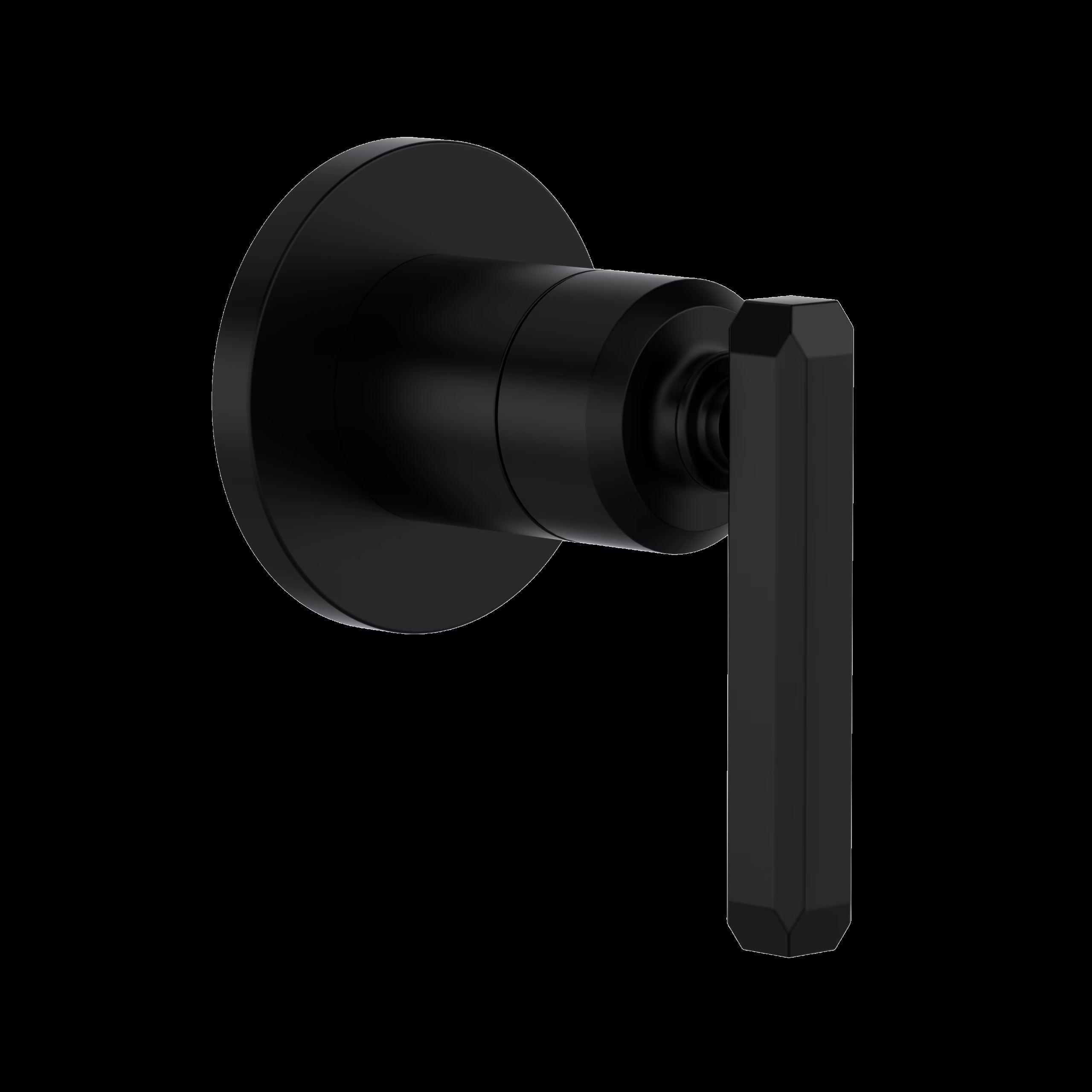 ROHL | Matte Black Apothecary™ Trim For Volume Control And Diverter