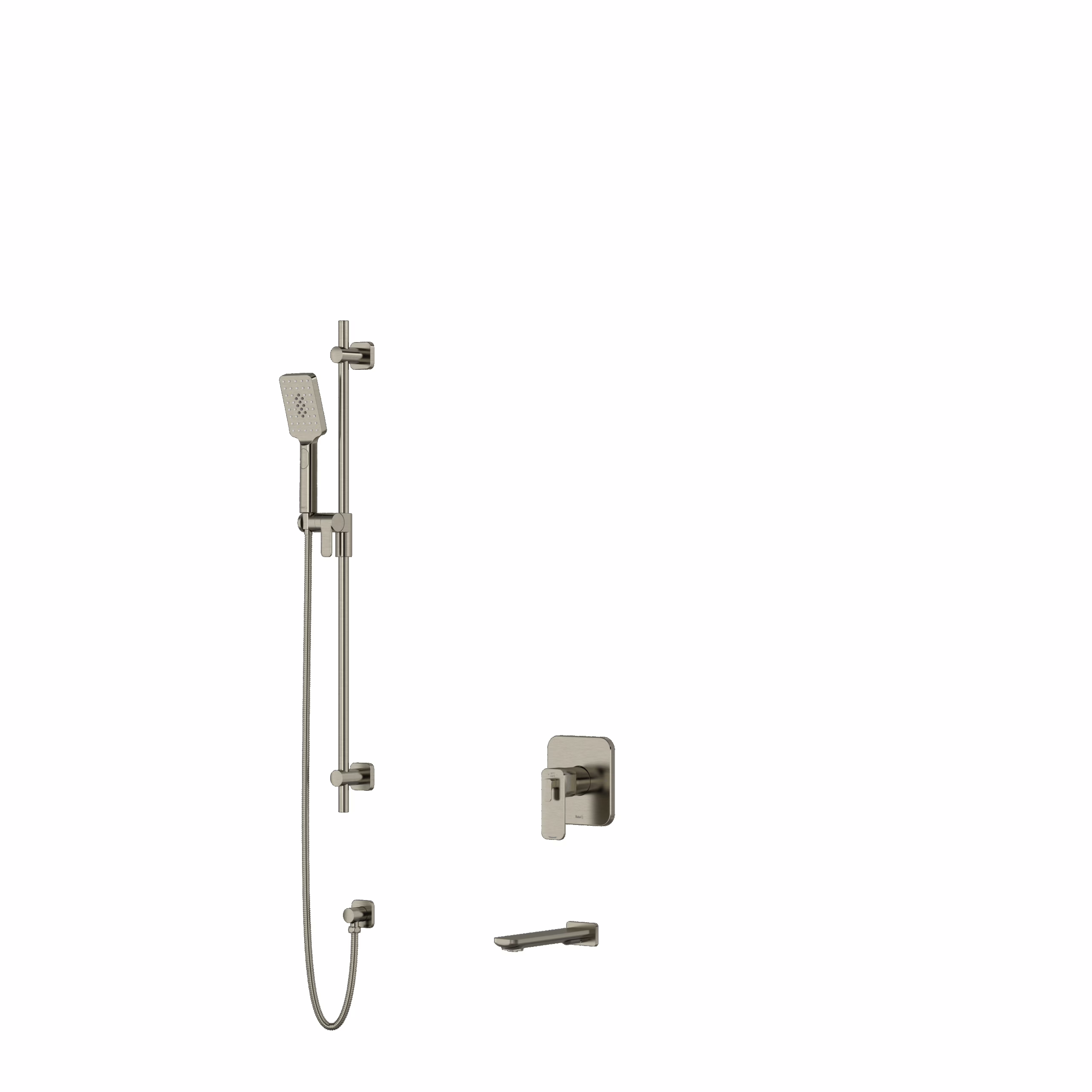 RIOBEL | Brushed Nickel Shower Kit 1244 Trim