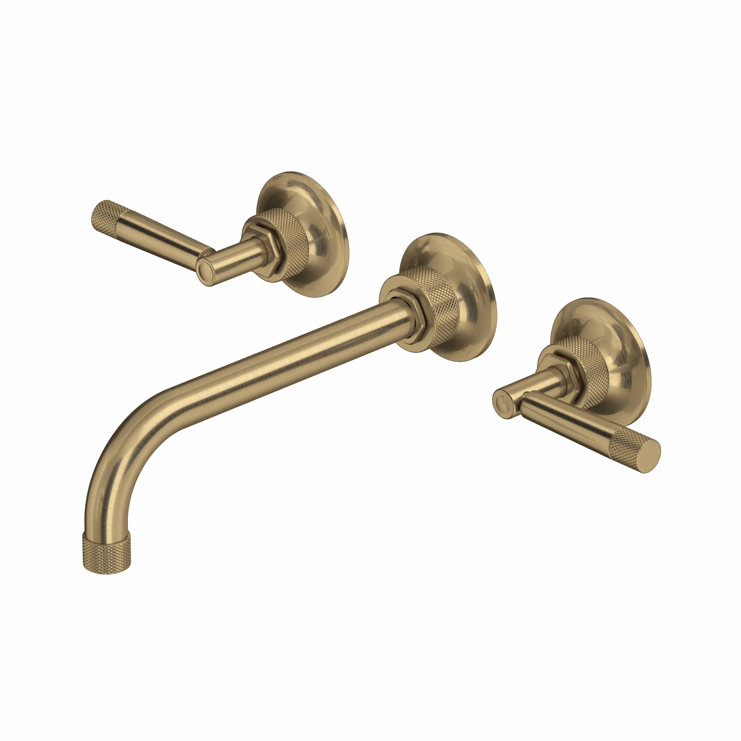 ROHL | Antique Gold Graceline® Wall Mount Tub Filler Trim