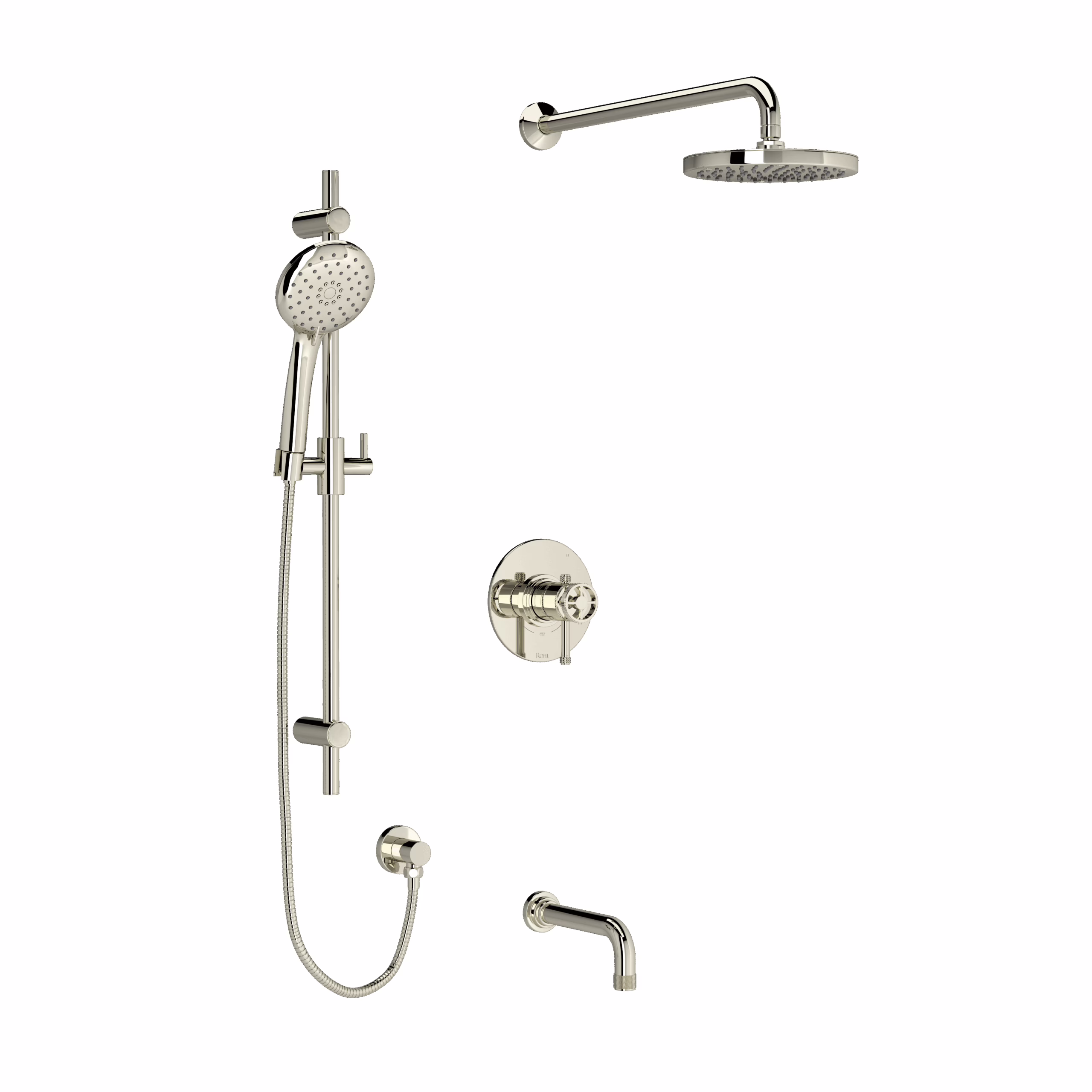ROHL | Polished Nickel Shower Kit 1345 Trim