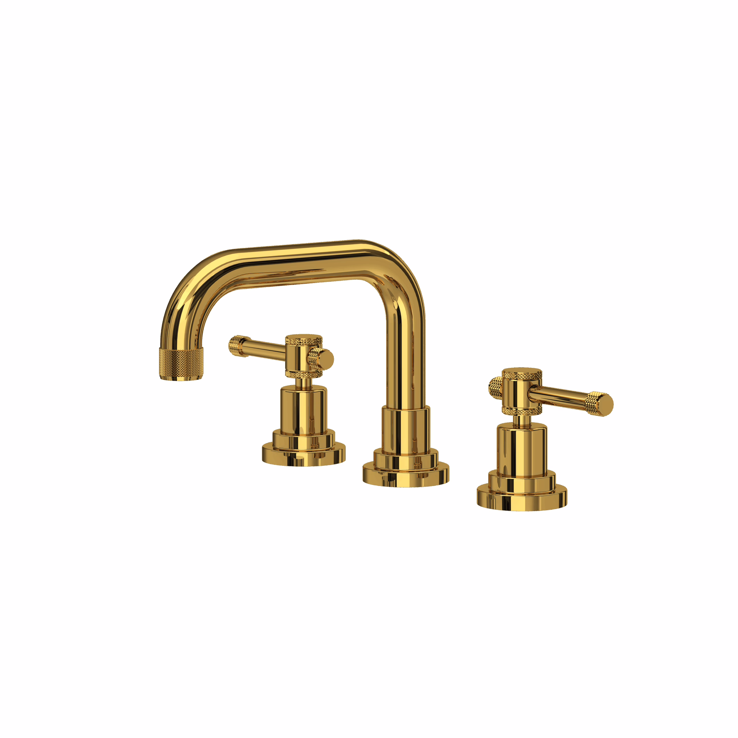 ROHL | Unlacquered Brass Campo™ Widespread Lavatory Faucet With U-Spout