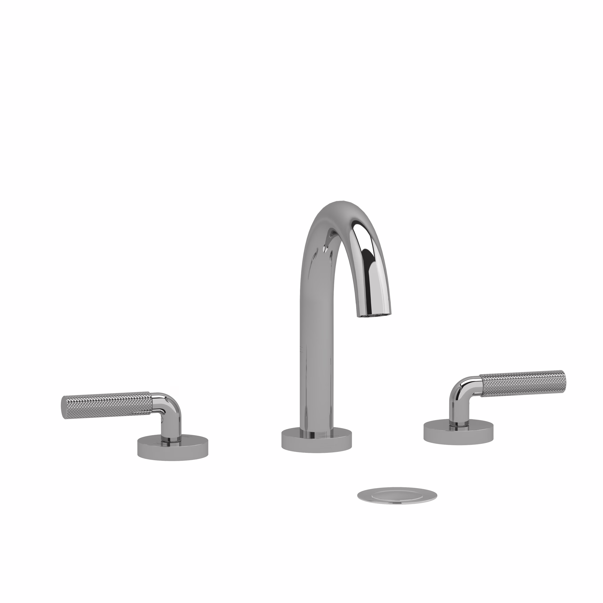 RIOBEL | Chrome Riu™ Widespread Lavatory Faucet With C-Spout