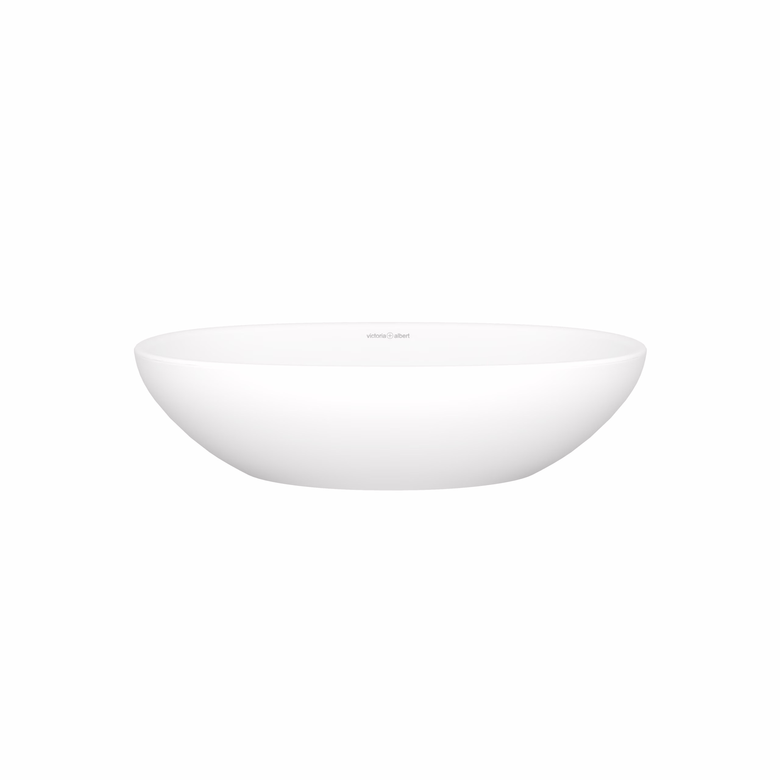 Victoria + Albert | Standard Matte White Barcelona 19" x 12" Oval Vessel Lavatory Sink