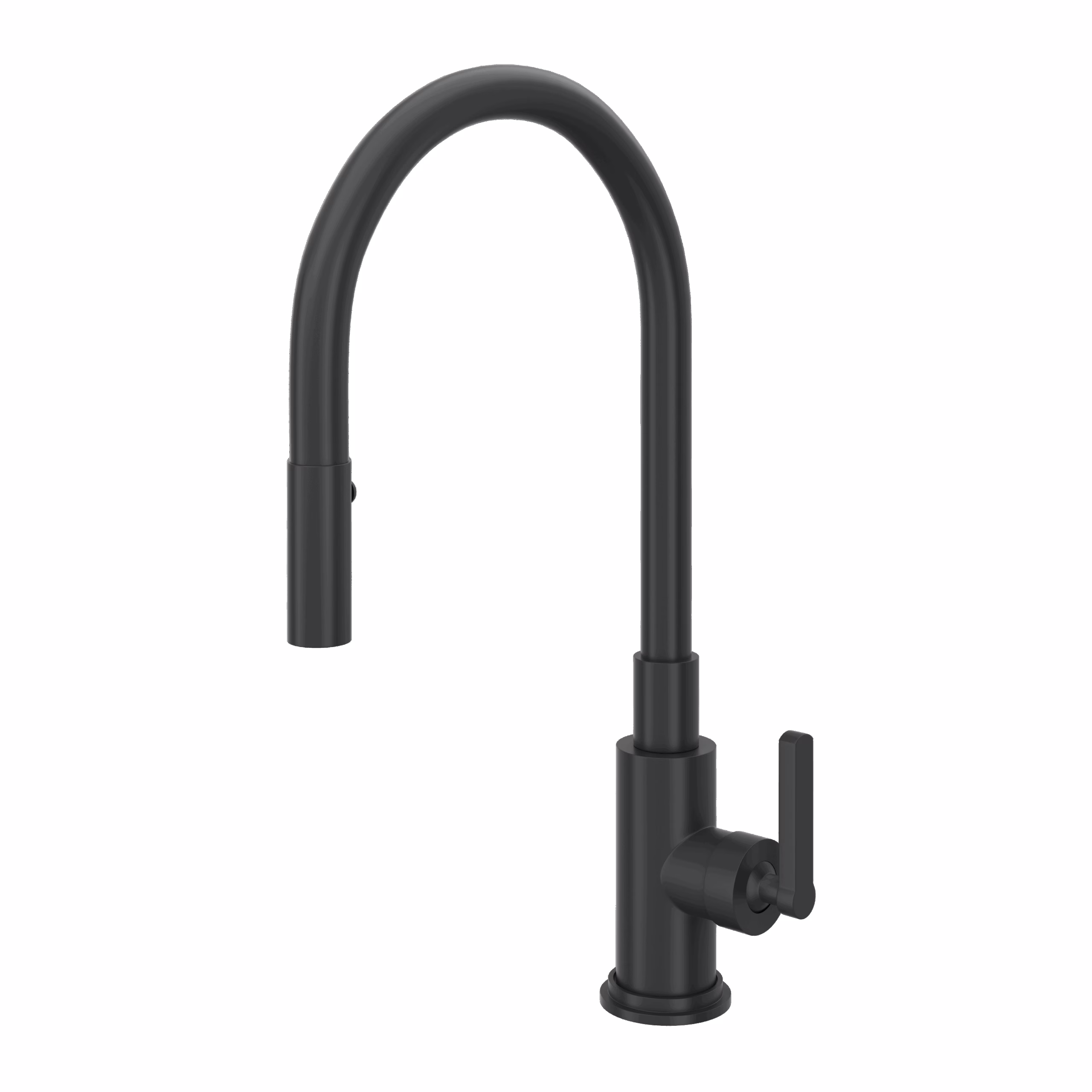 ROHL | Matte Black Lombardia® Pull-Down Kitchen Faucet
