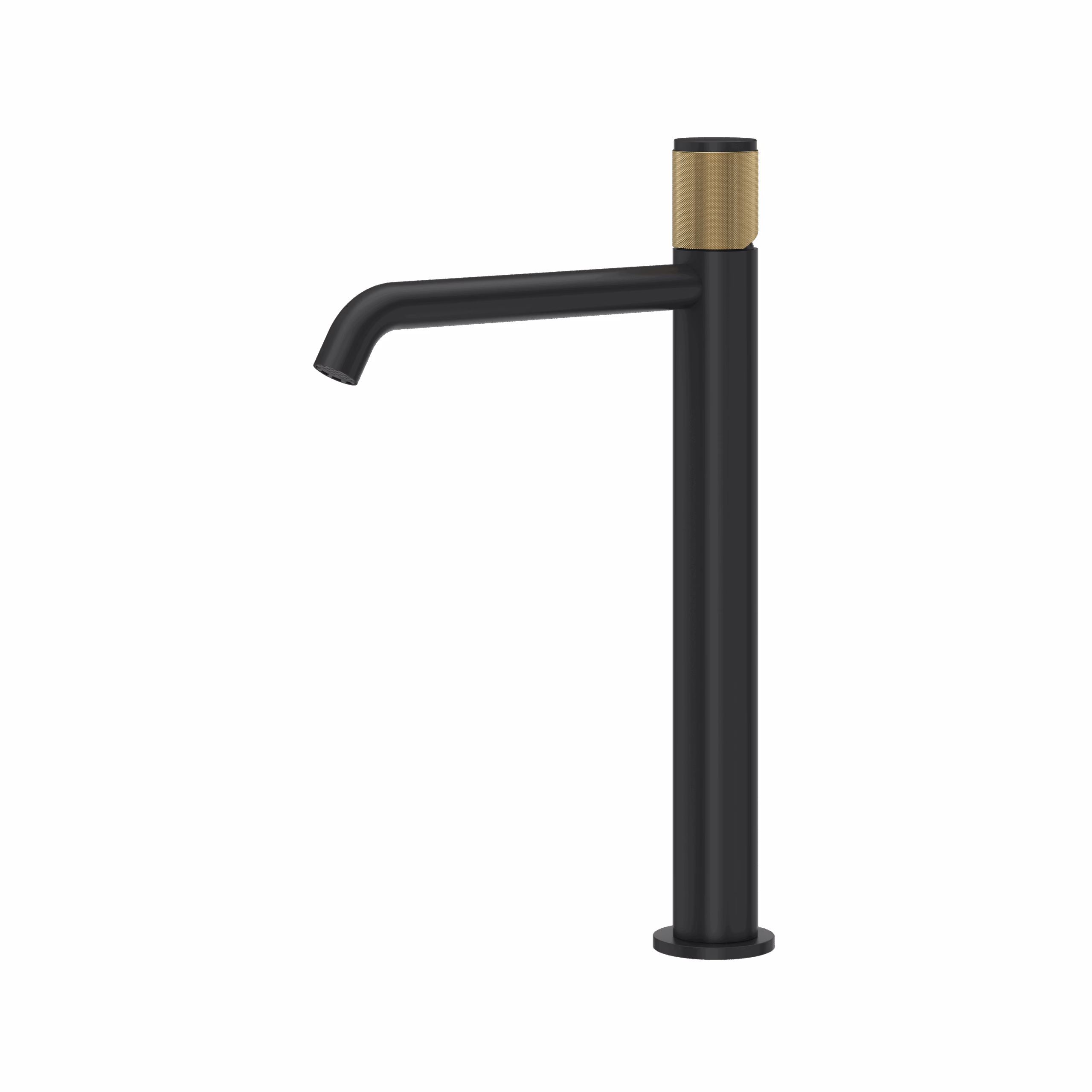 ROHL | Matte Black/Antique Gold Amahle™ Single Handle Tall Lavatory Faucet