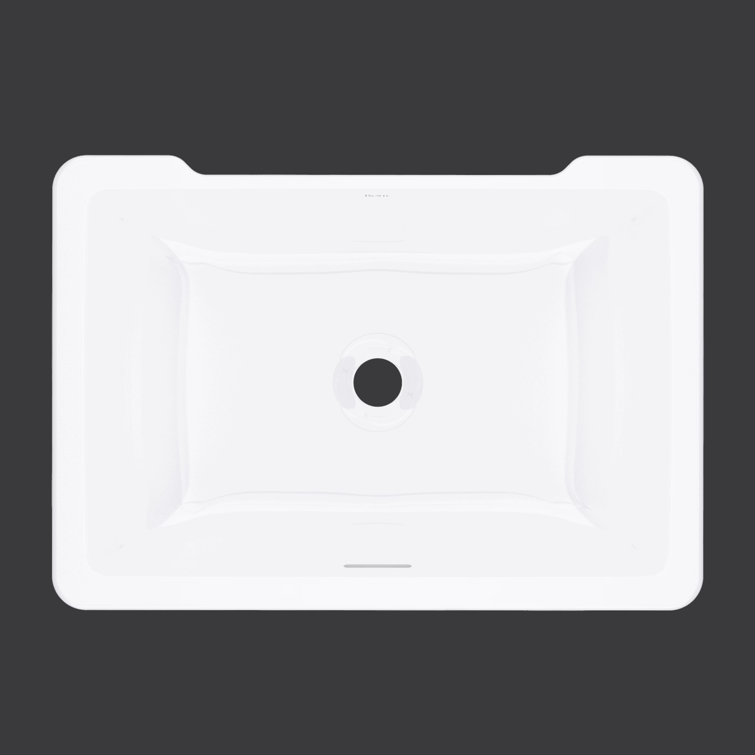 ROHL | White (WH) Eirene™ 22" x 16" Undermount Rectangular Lavatory Sink