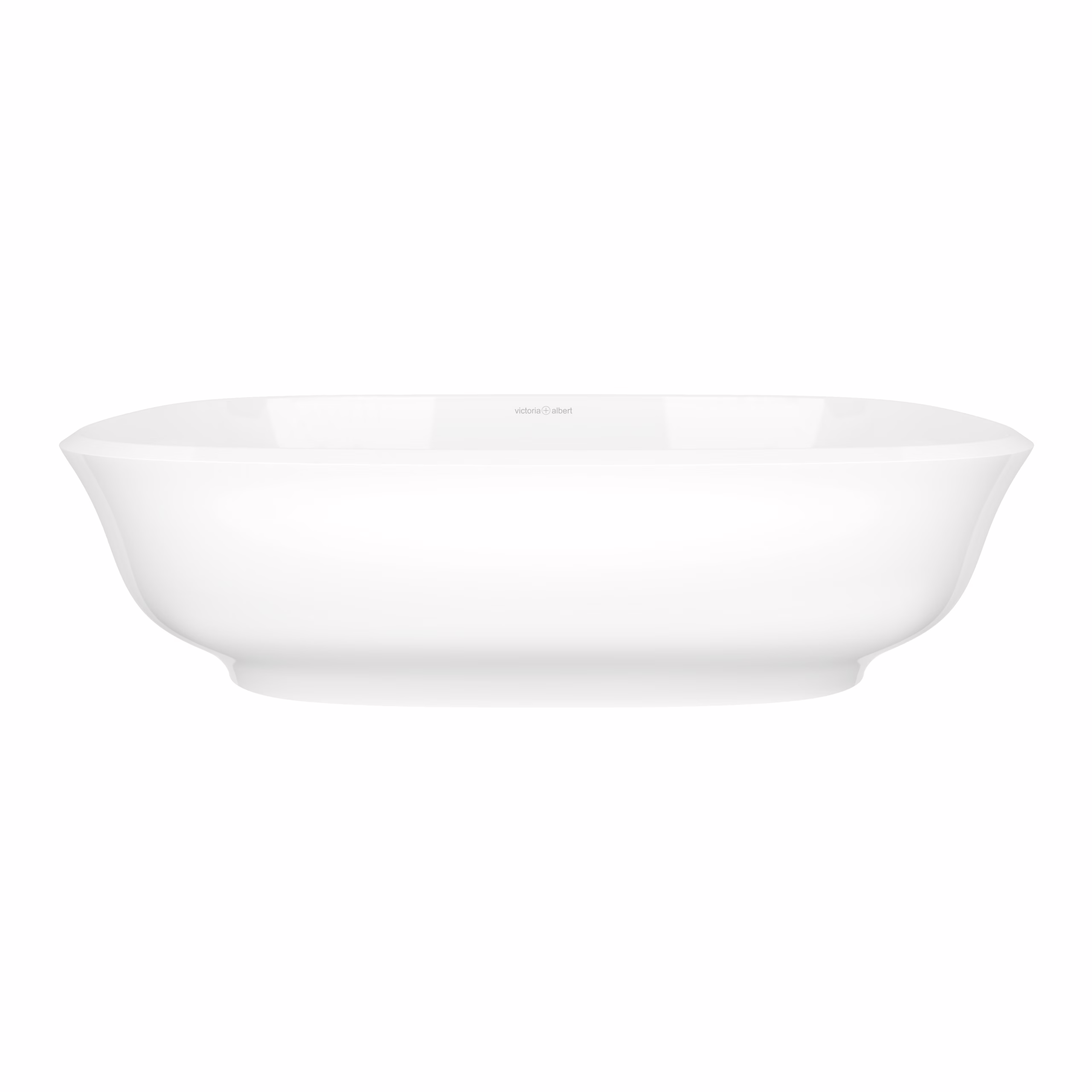 Victoria + Albert | Standard White Amiata 24" x 16" Rounded Rectangle Vessel Lavatory Sink
