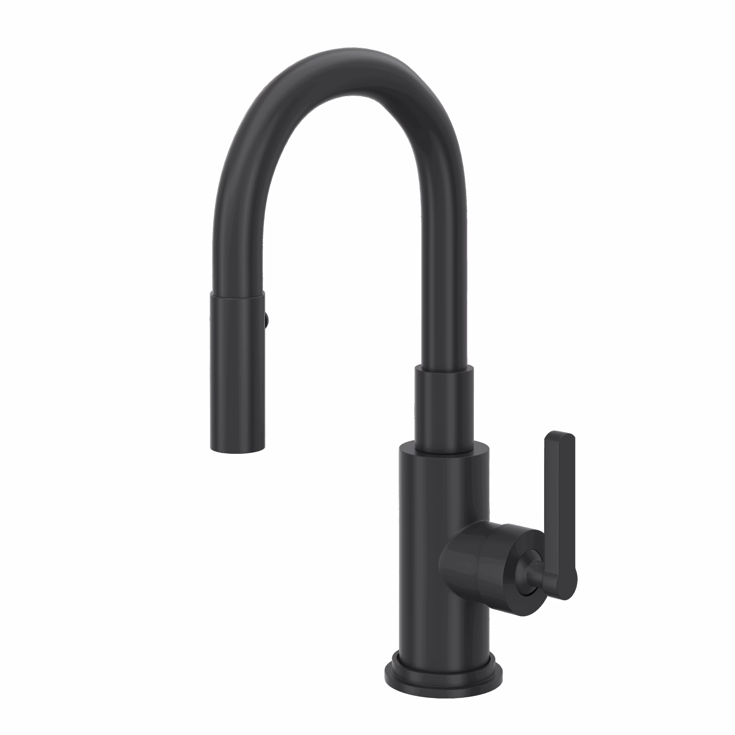 ROHL | Matte Black Lombardia® Pull-Down Bar/Food Prep Kitchen Faucet