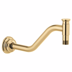Brizo Gold Shower Arm | Bathroom Upgrade