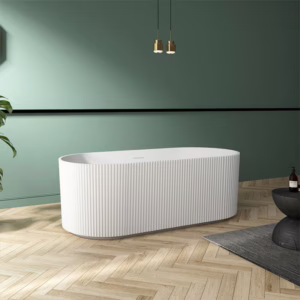 Bain Signature Scarlett 67" White Freestanding Tub