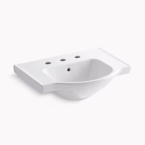 Kohler - Veer pedestal 8" Holes