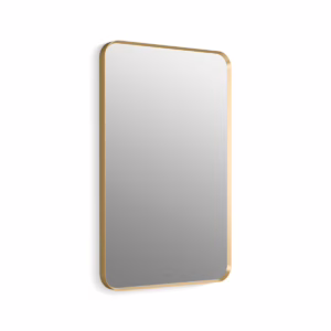 Moderne Brushed Gold  Mirror