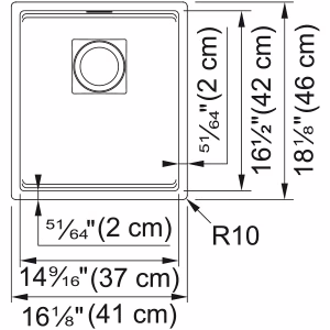 Franke Kindred - Misc Kitchen Sink - Grey
