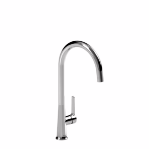 RIOBEL | Chrome Jazz Kitchen Faucet With Dual Spray