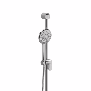 RIOBEL | Chrome Handshower Set With 30" Slide Bar and 3-Function Handshower