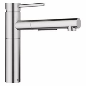 Alta II Low Arc Pull-Out Dual-Spray Kitchen Faucet - PVD Steel