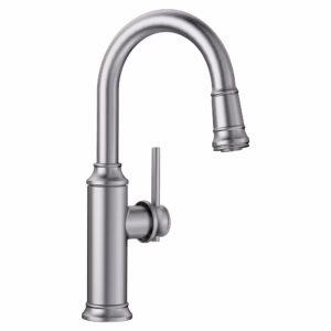 Empressa Pull-Down Bar Faucet - PVD Steel