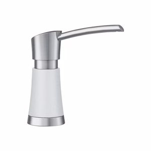 Artona Soap Dispenser - PVD Steel/White