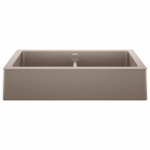 Vintera SILGRANIT 33" Double Bowl Apron-Front Farmhouse Sink - Truffle