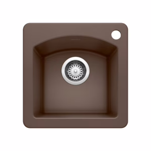 Diamond SILGRANIT 15" Dual Mount Bar Sink - Café