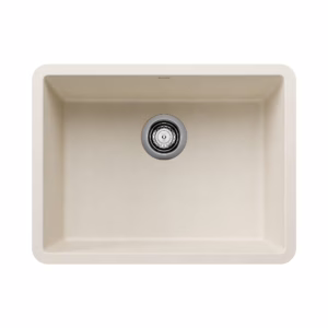 Precis SILGRANIT 24" Single Bowl Undermount Kitchen Sink - Soft White