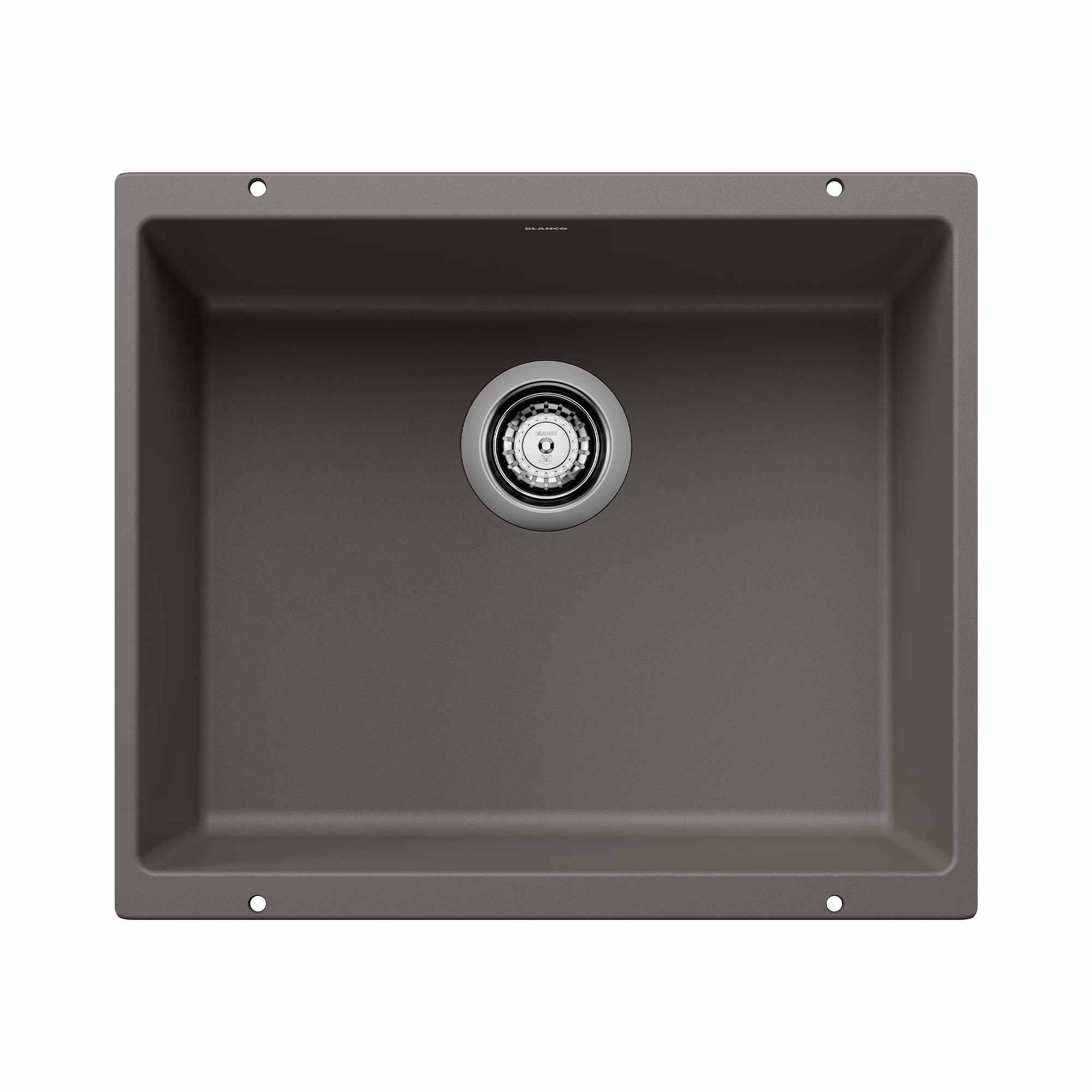 Precis SILGRANIT 21" Single Bowl Undermount Kitchen Sink - Volcano Gray