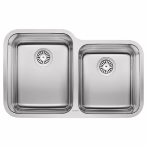 Stellar 32" 60/40 Double Bowl Undermount Stainless Steel Kitchen Sink