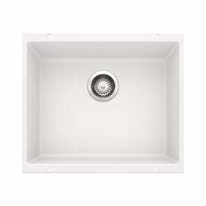 Precis SILGRANIT 21" Single Bowl Undermount Kitchen Sink - White